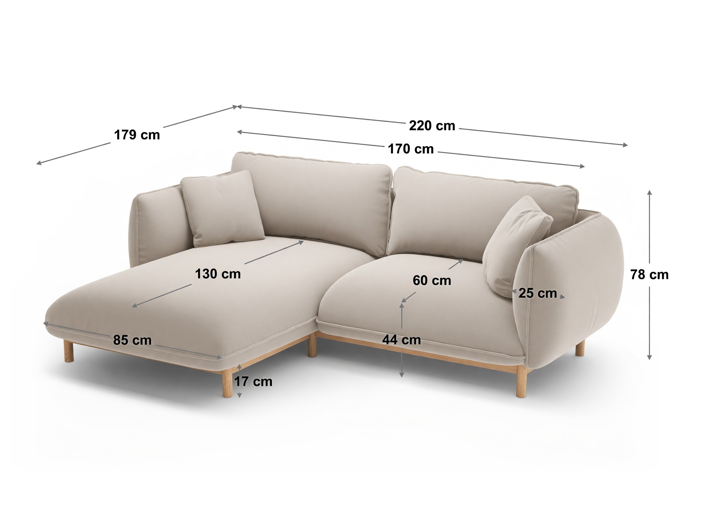 Ecksofa Romvese 105 (Wind 77)