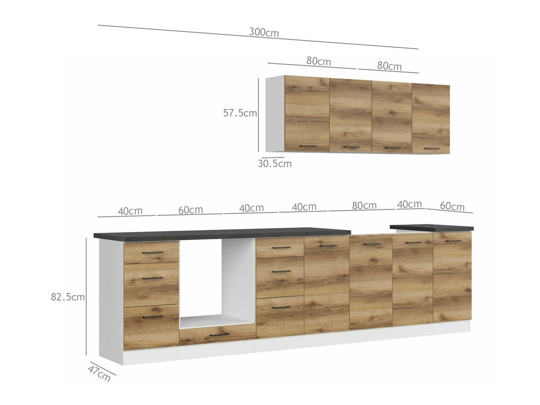 Modulares Küchenset Dela 116