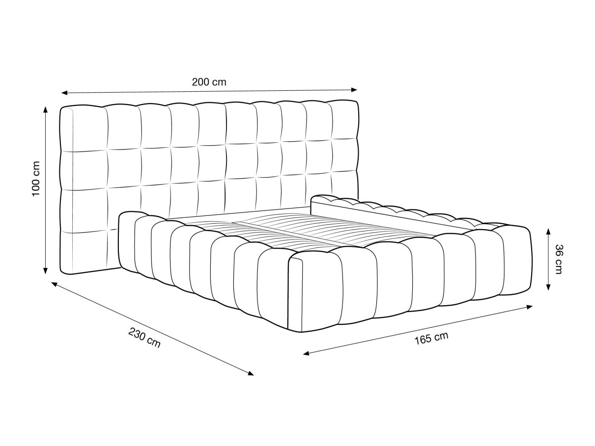 Bett Calelbe 123 (Bluvel 22)