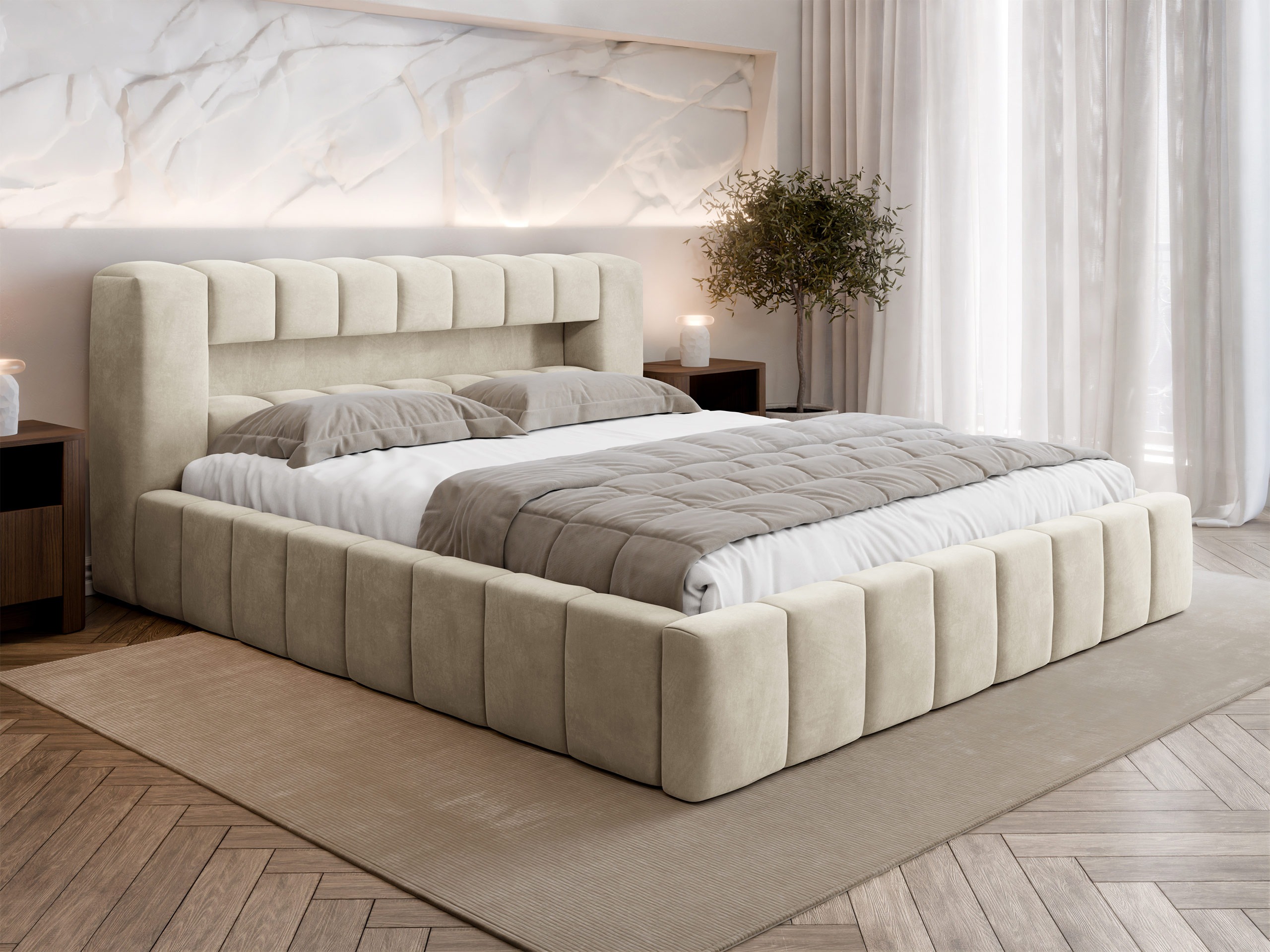 Bett Skokie 100 (Velluto 02)