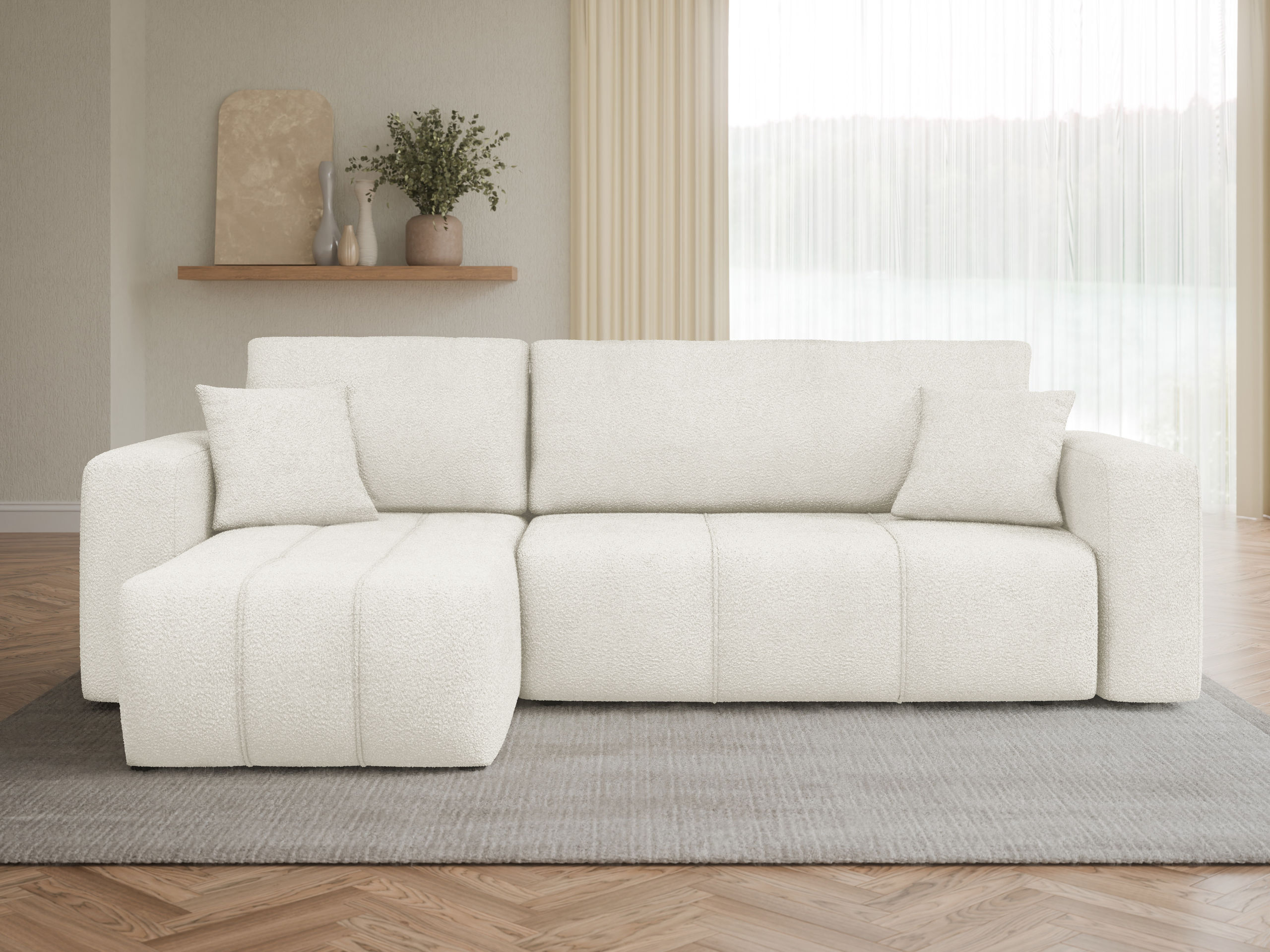 Ecksofa Comfivo Laurus (Coral 15)
