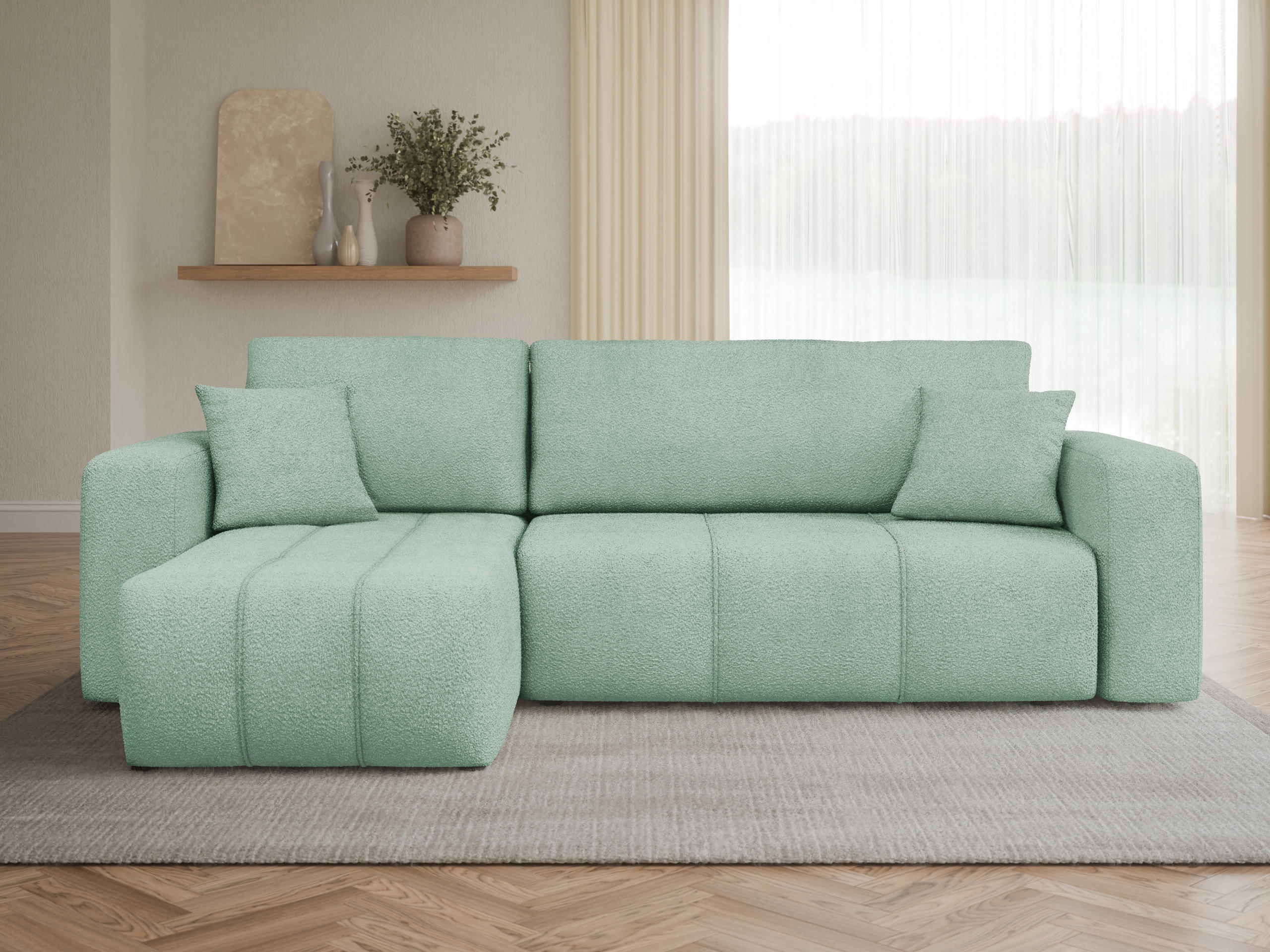 Ecksofa Comfivo Laurus (Coral 55)