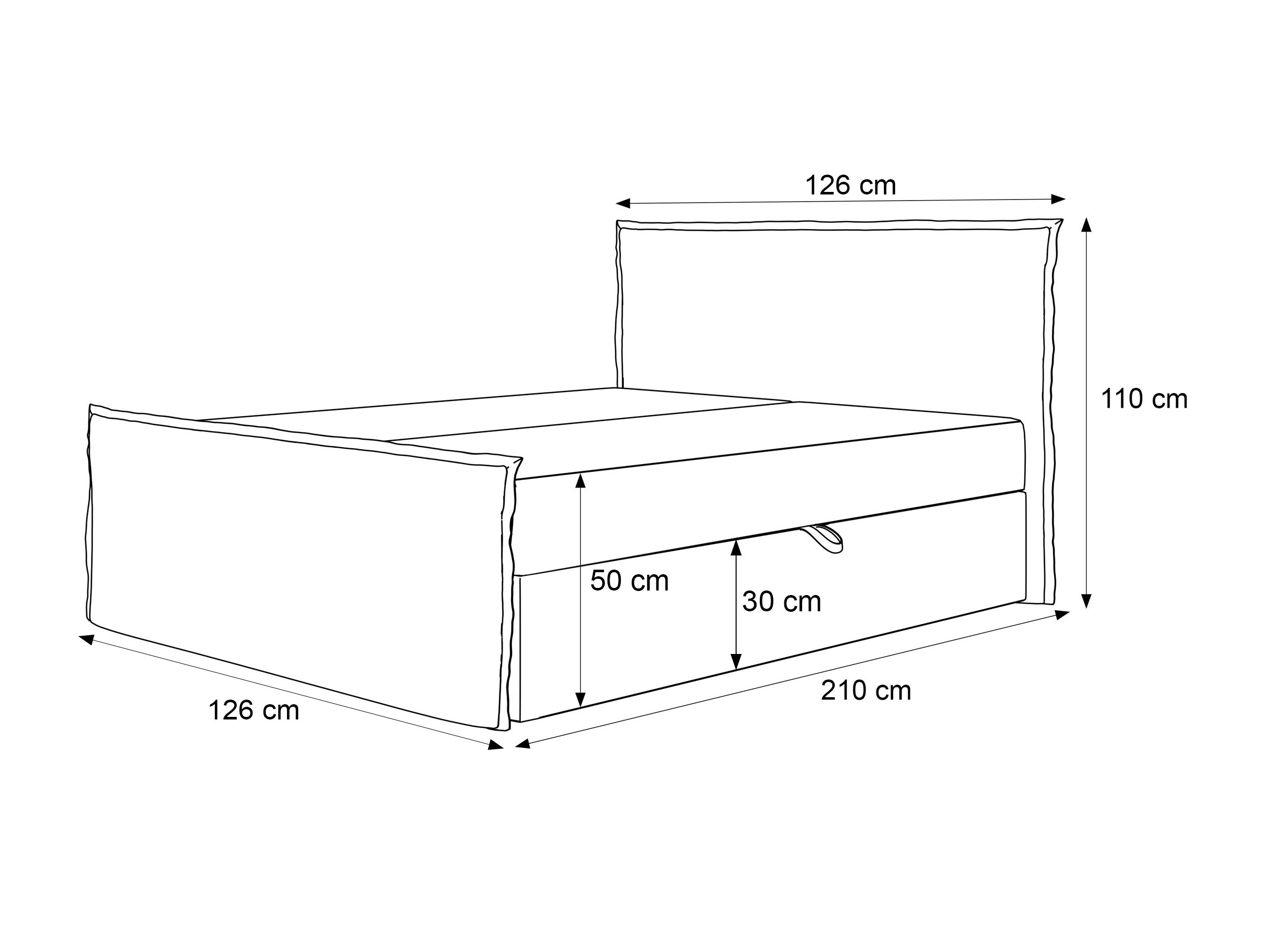 Boxspringbett Martinez 122 (Moly 85)