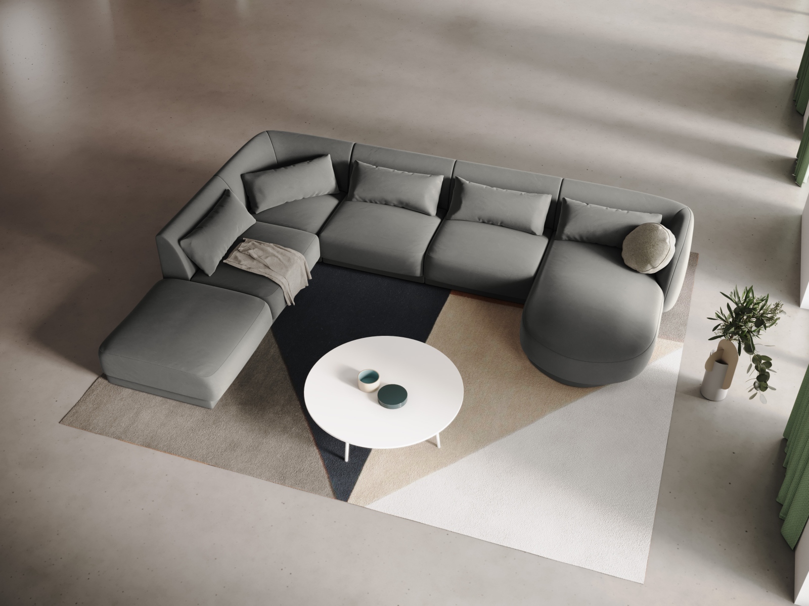 Ecksofa Feltoro 103 (Bluvel 13)