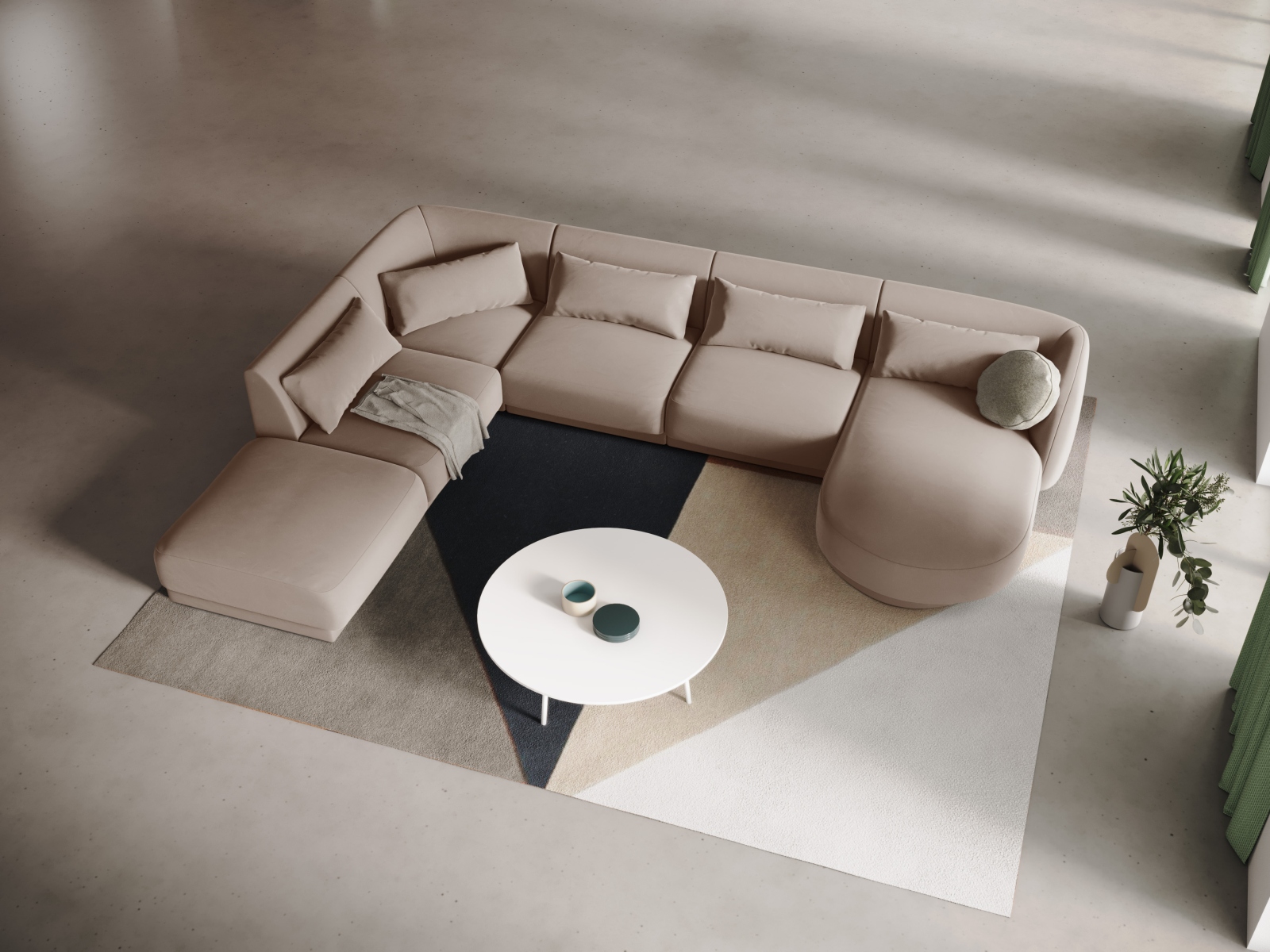 Ecksofa Feltoro 103 (Bluvel 28)
