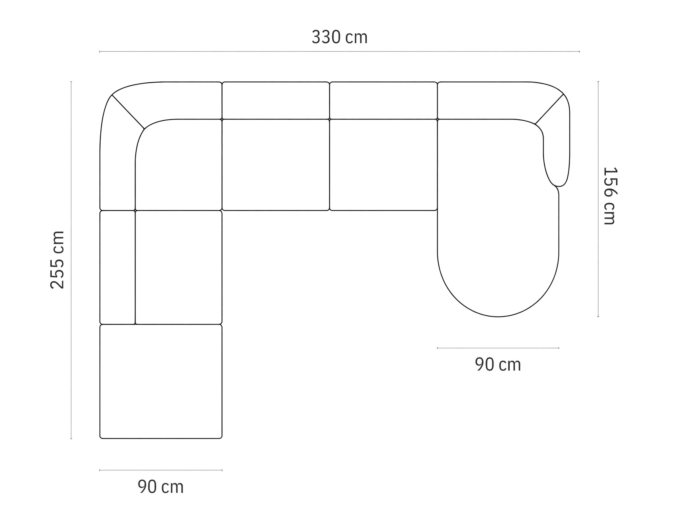 Ecksofa Feltoro 103 (Bluvel 14)