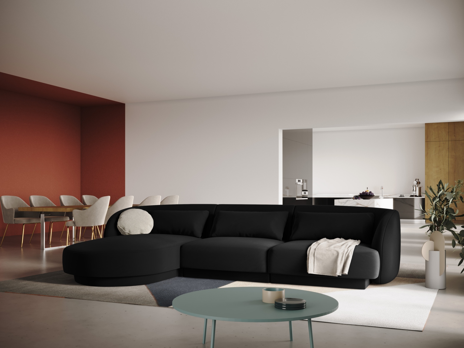 Ecksofa Feltoro 104 (Bluvel 19)