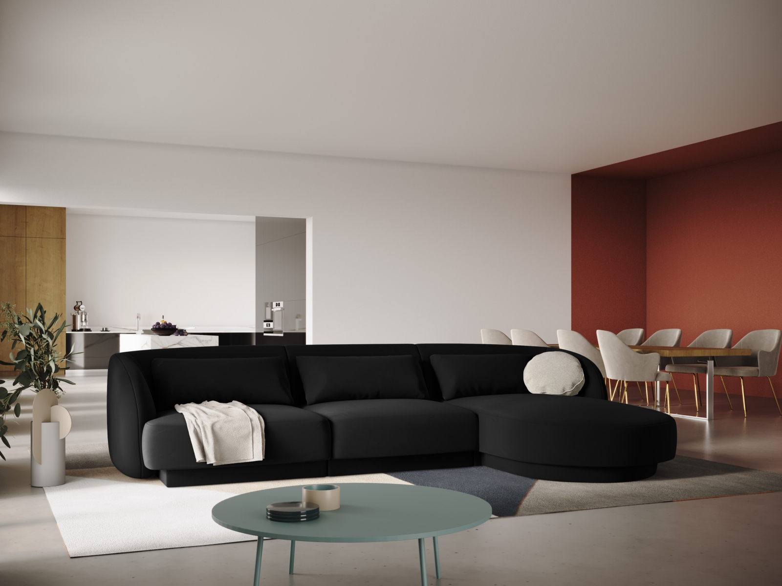 Ecksofa Feltoro 104 (Bluvel 19)