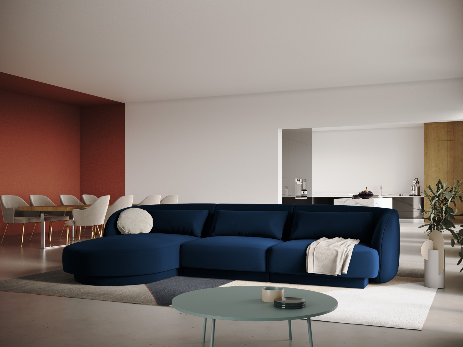 Ecksofa Feltoro 104 (Bluvel 86)