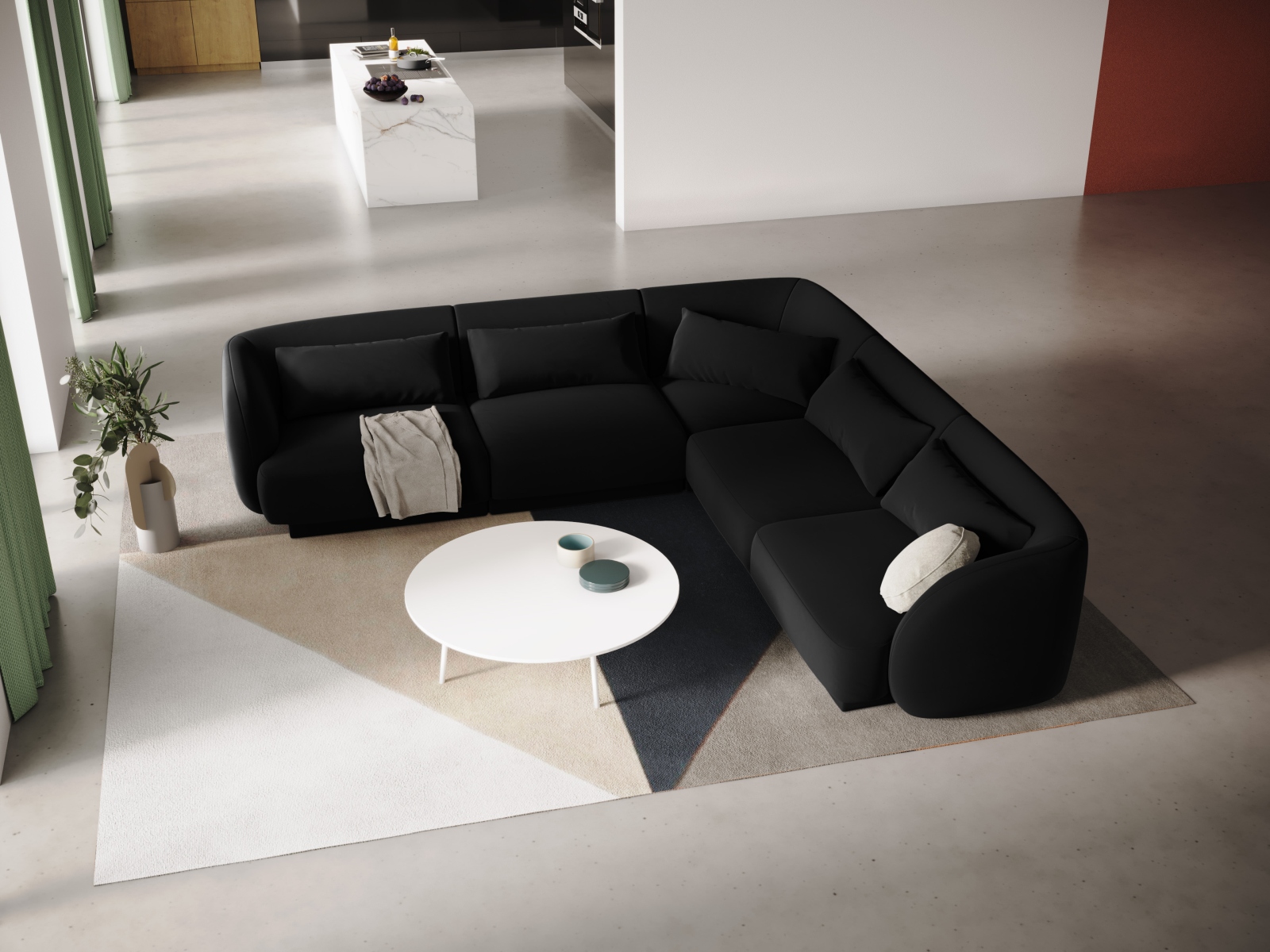 Ecksofa Feltoro 106 (Bluvel 19)