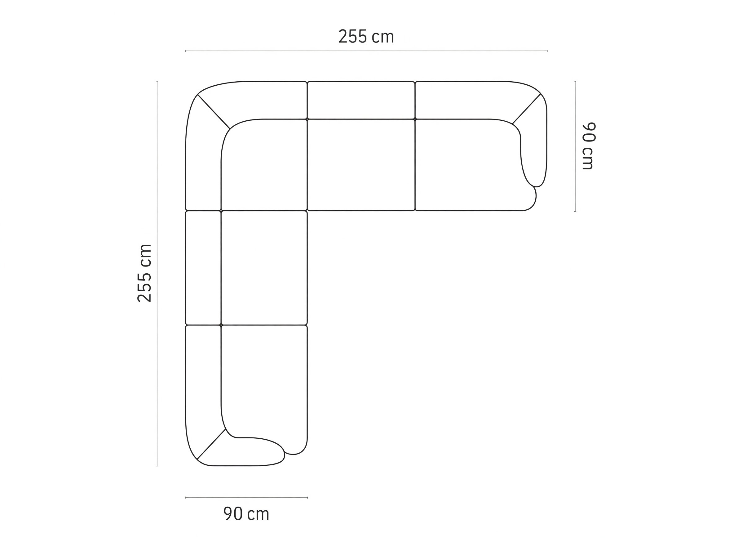 Ecksofa Feltoro 106 (Bluvel 19)