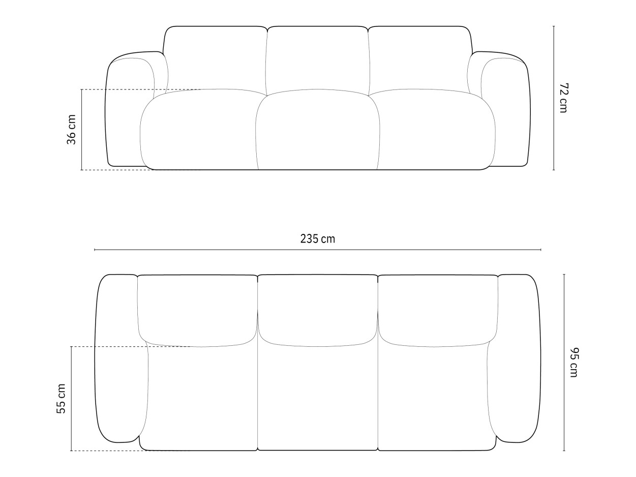 Sofa Talfere 109 (Casino Pearl)