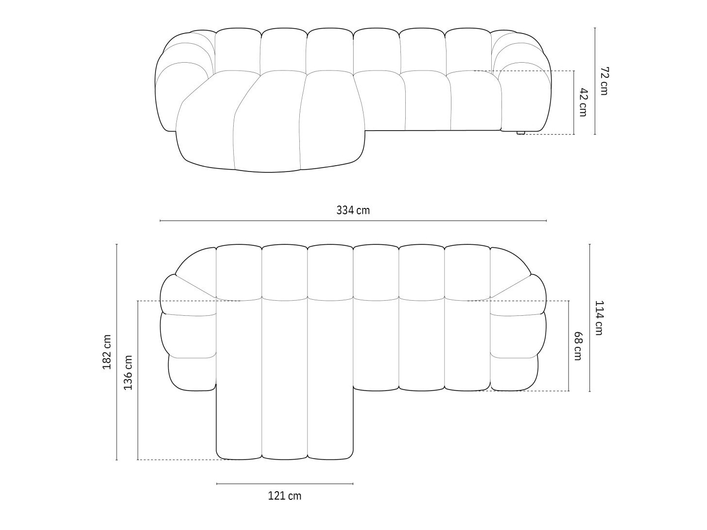 Ecksofa Cirnolu 103 (Salvador 08)