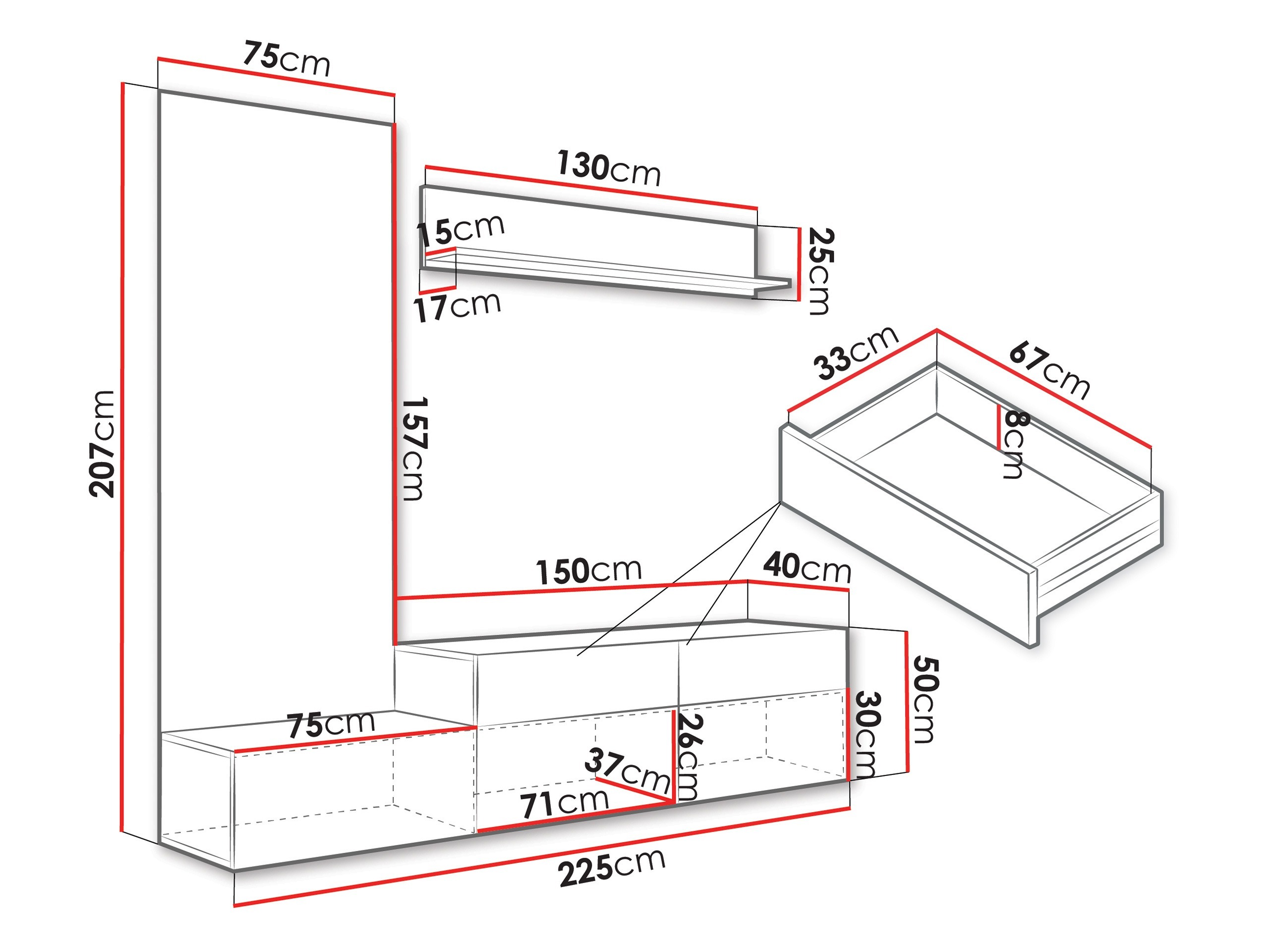 Wohnzimmer-Sets SD3092