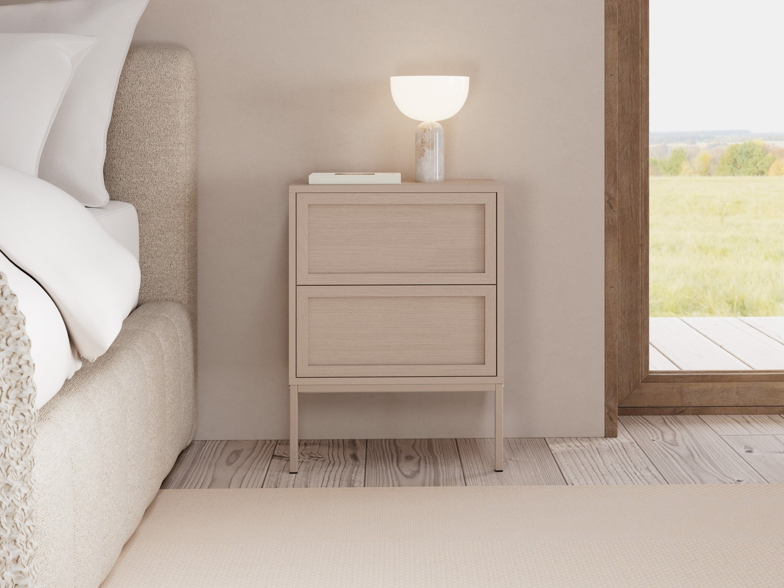 Nachttisch Norsica 1050 (Grau)