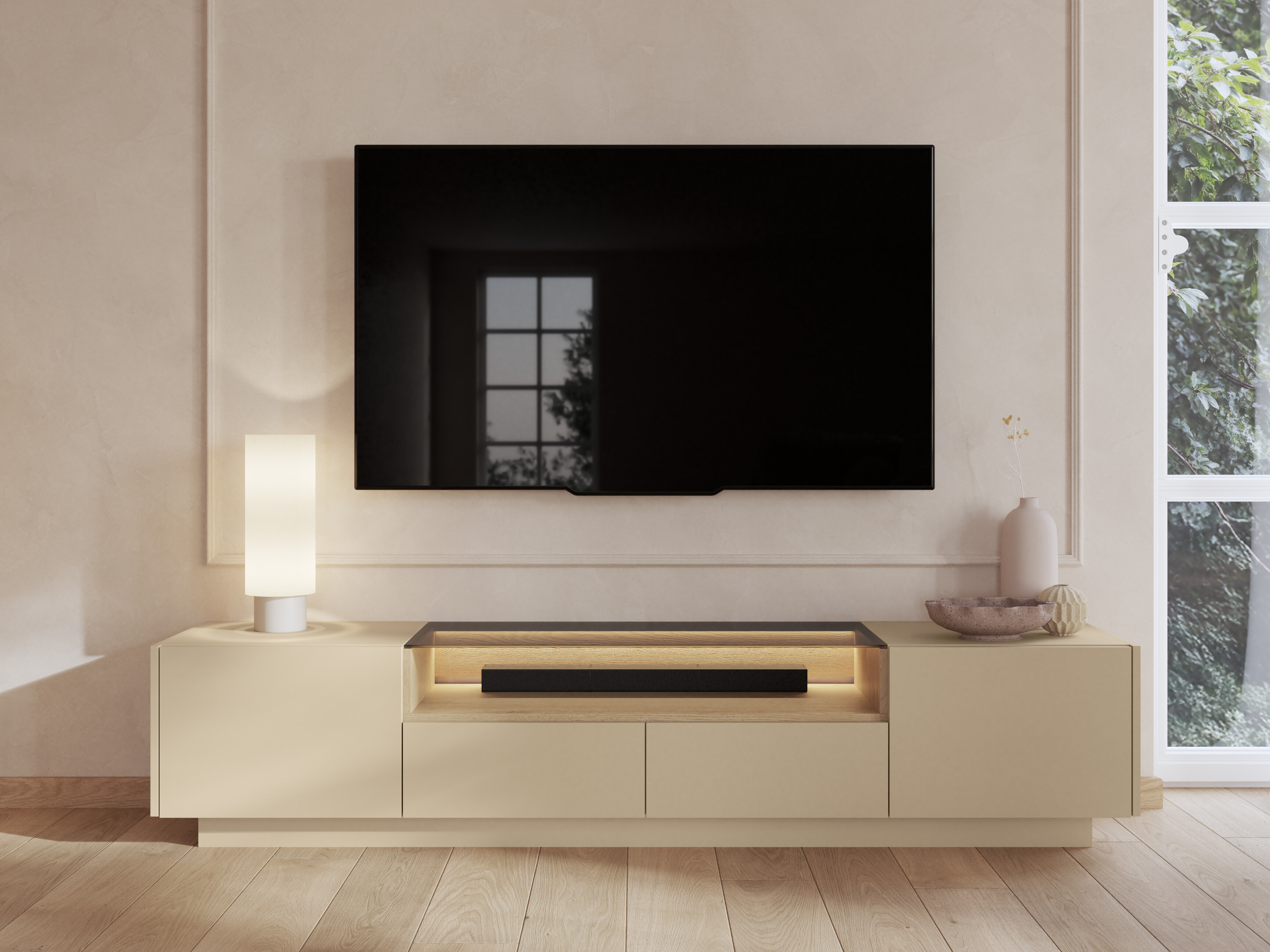 TV-Möbel Salmeli 101 (Cappuccino)