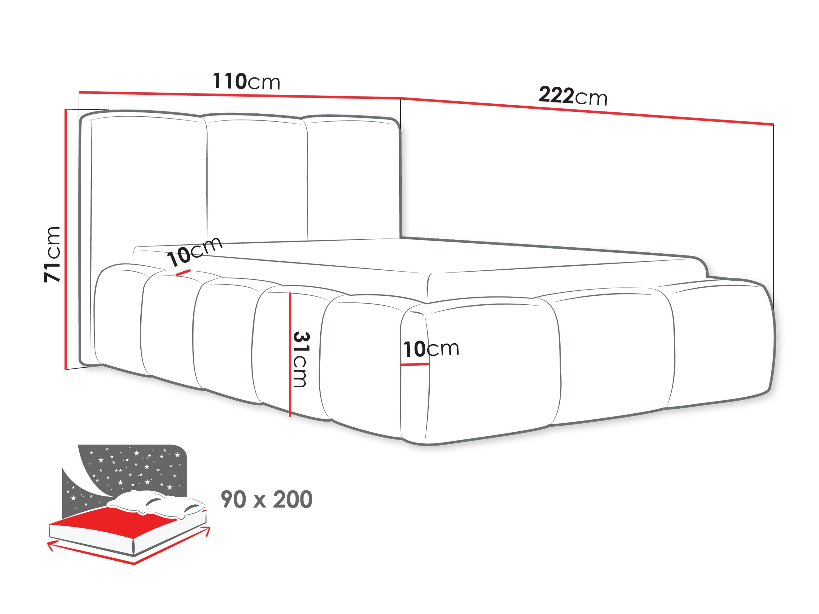 Bett SD3101