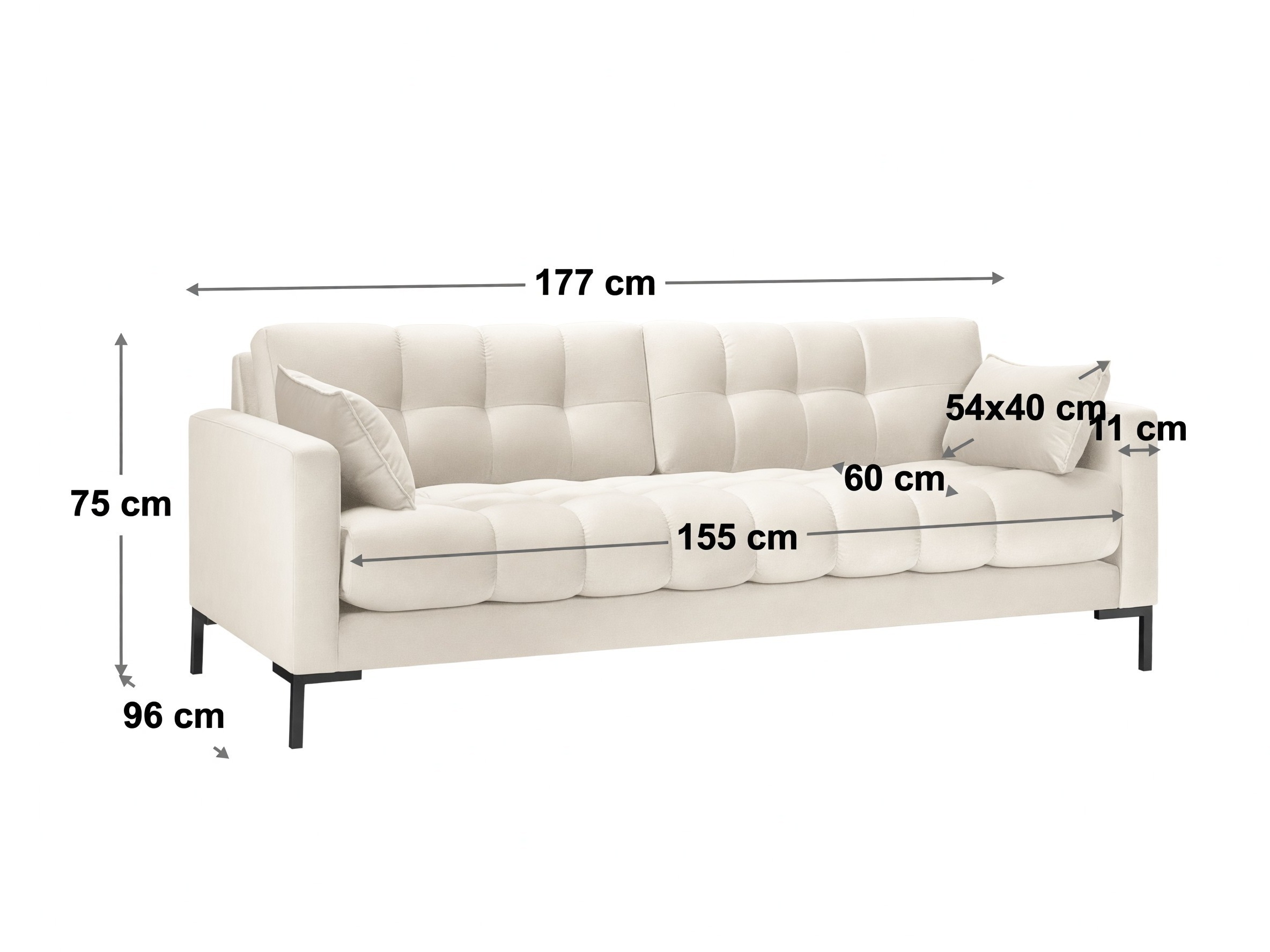 Sofa Lormelo 101 (Neve 97)