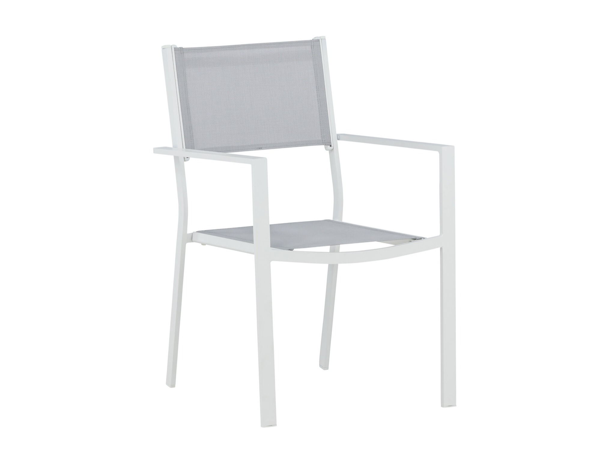 Gartenstuhl Dallas 746 (Weiss + Grau)