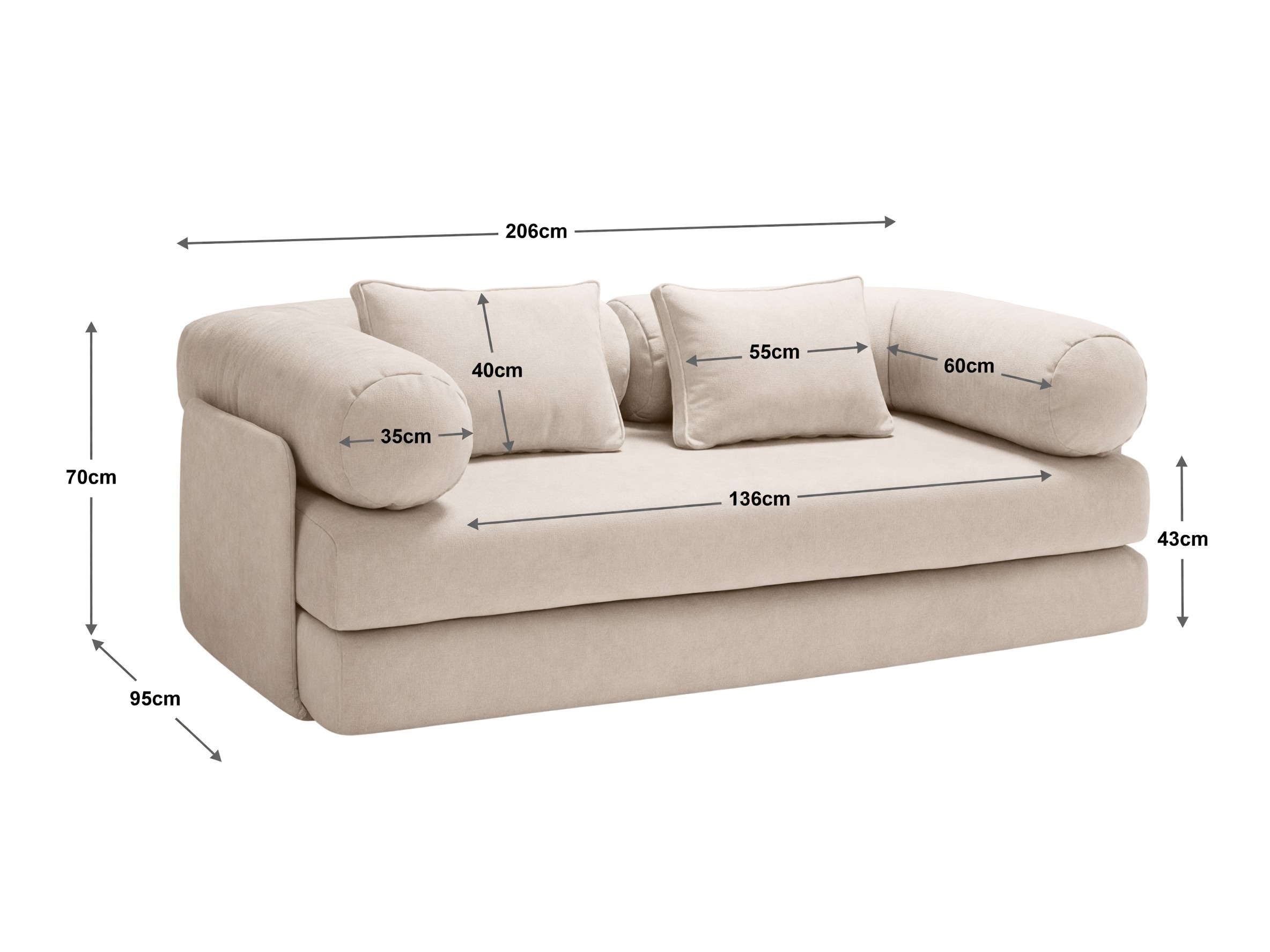 Schlafsofa Beckley 202 (Liberty 09)