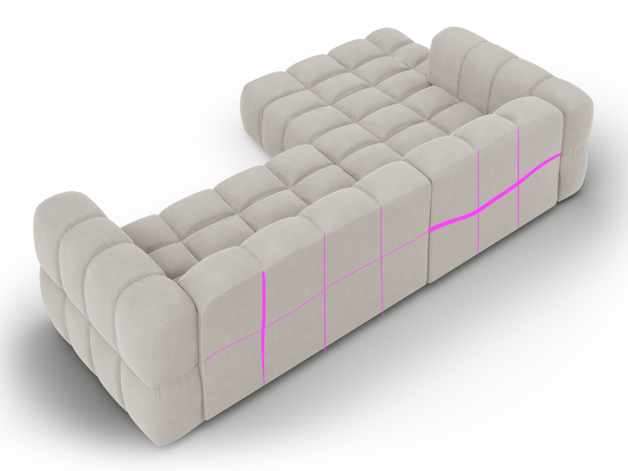 Ecksofa Tordela 101 (Casino Pearl)