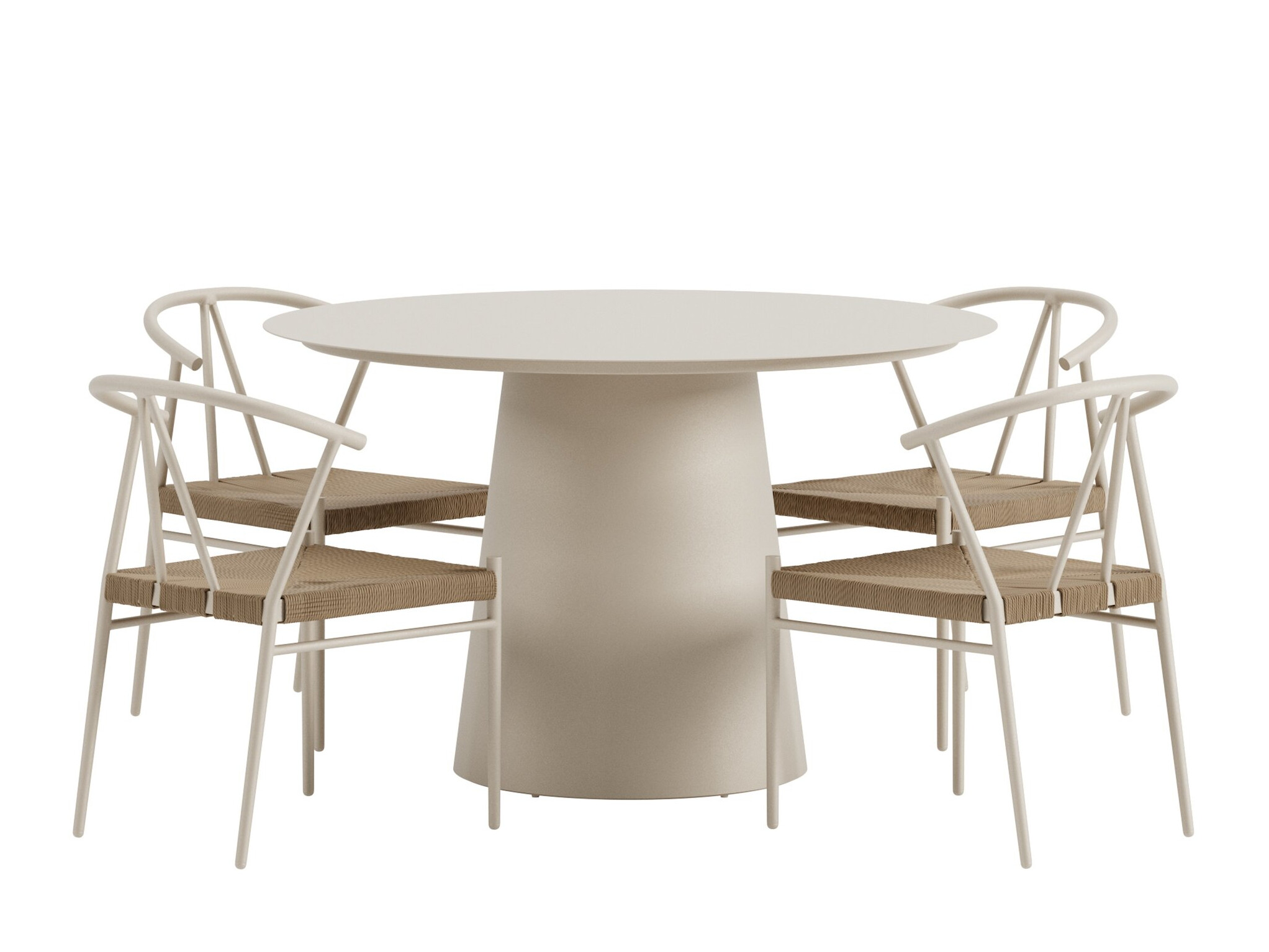 Tisch und Stühle Dallas 5326 (Beige)