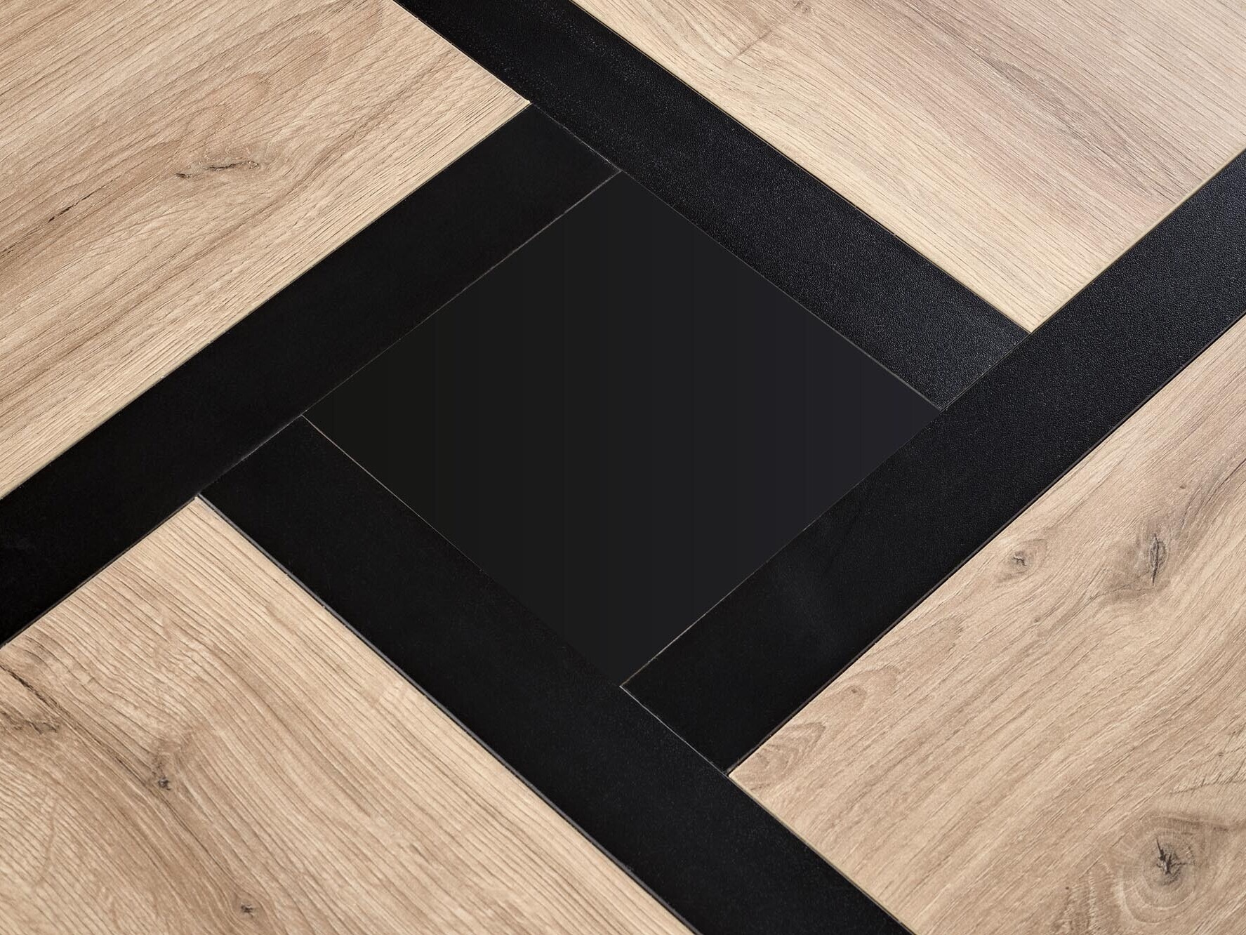 Couchtisch Houston 1698 (Craft eichenholzoptik + Schwarz)