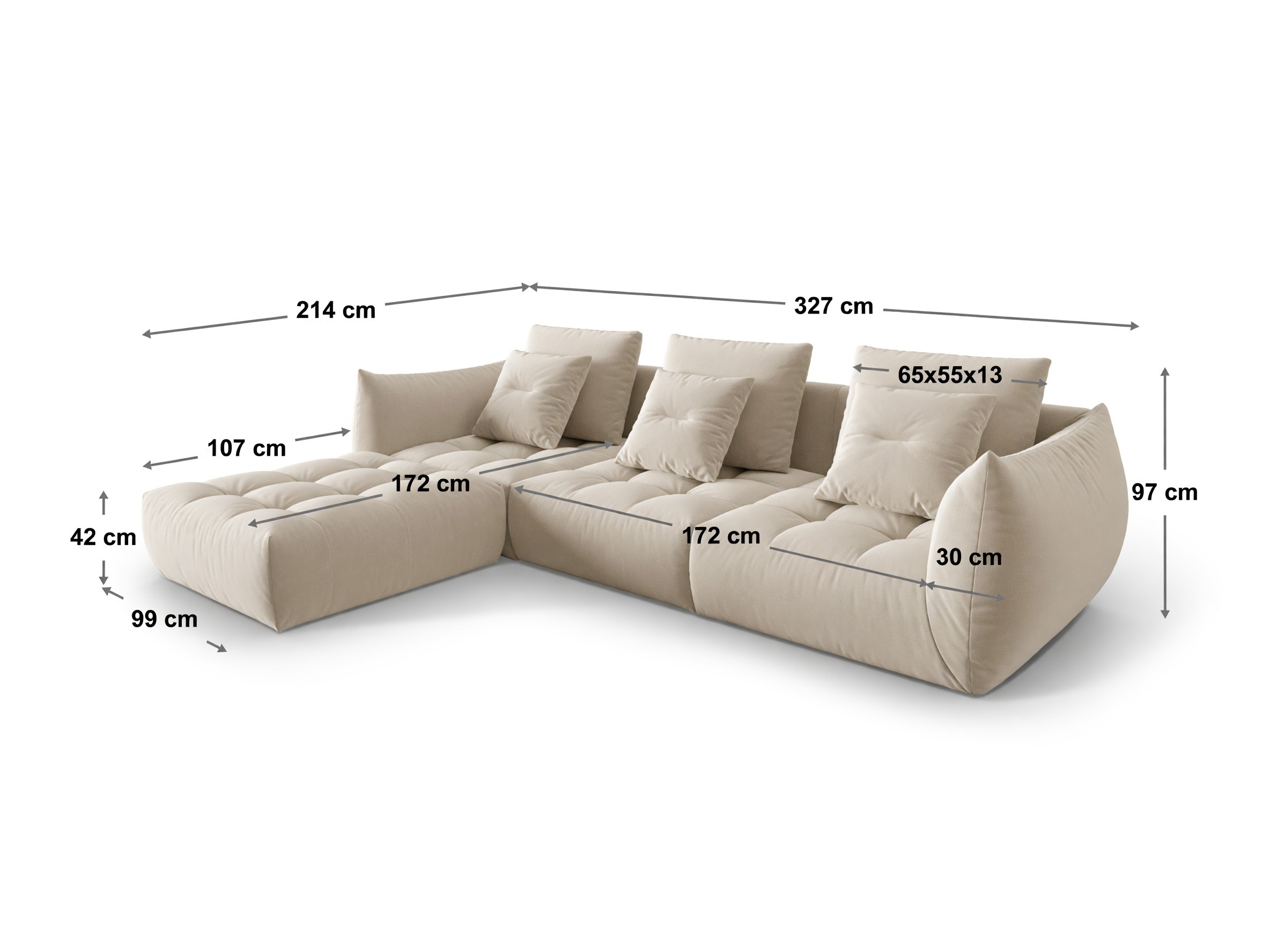 Modulares Ecksofa Benorli 103 (Casino Mostaza)