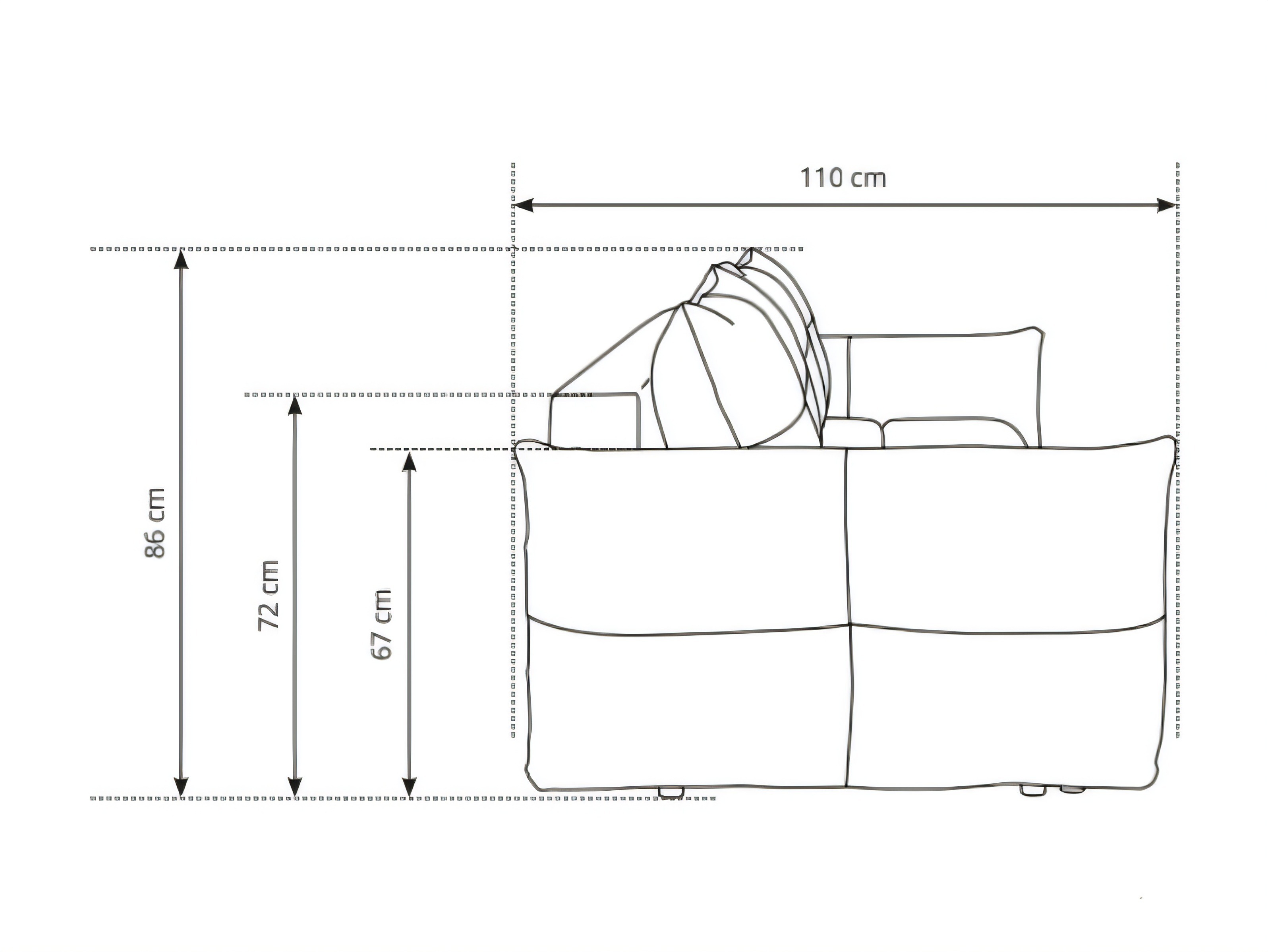 Schlafsofa Kingston 206 (Wind 11)