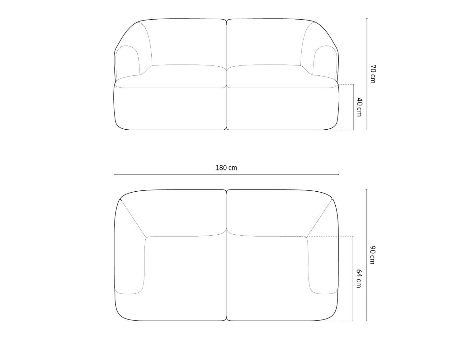 Sofa Felrevu 101 (Lincoln 100D)