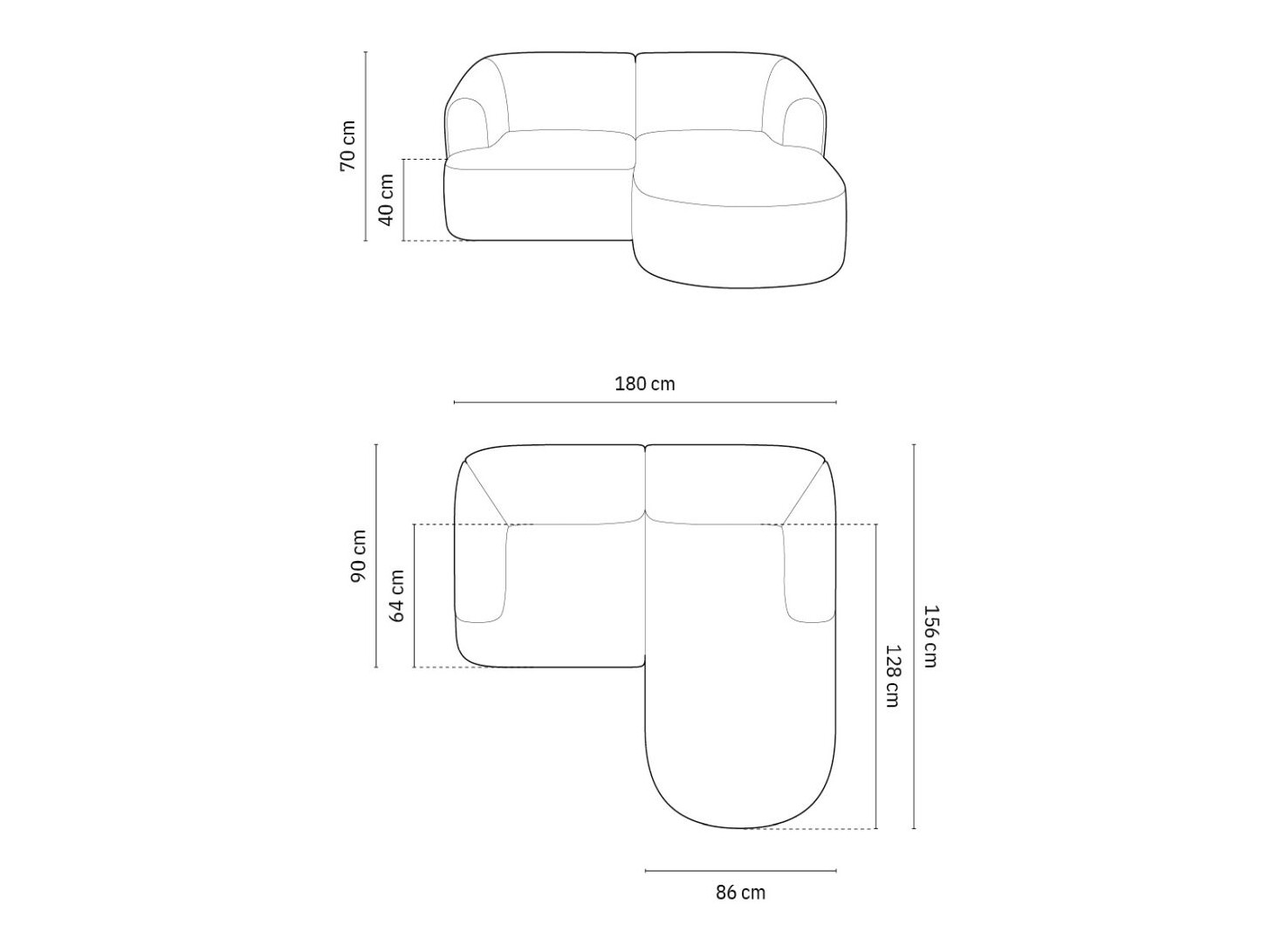 Ecksofa Felrevu 102 (Lincoln 52D)