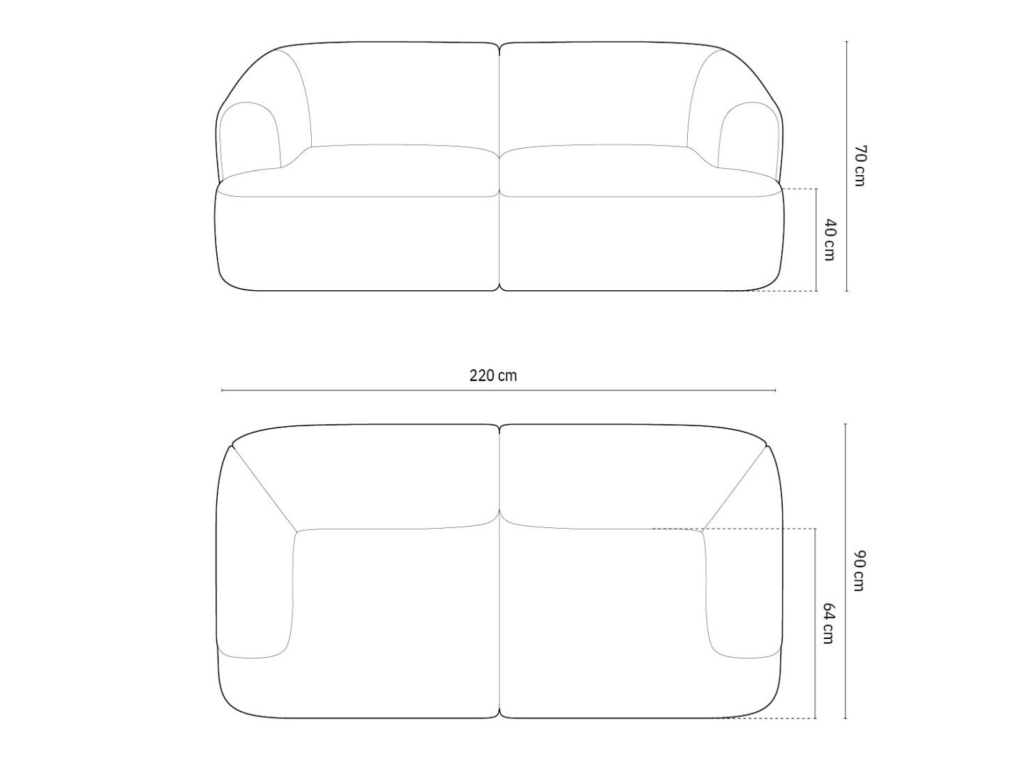 Sofa Felrevu 103 (Vogue 15)