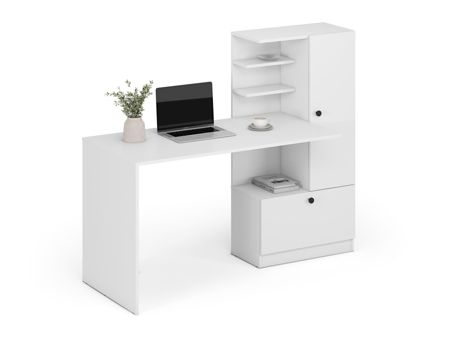 Bürotisch Houston 2148 (Weiss)