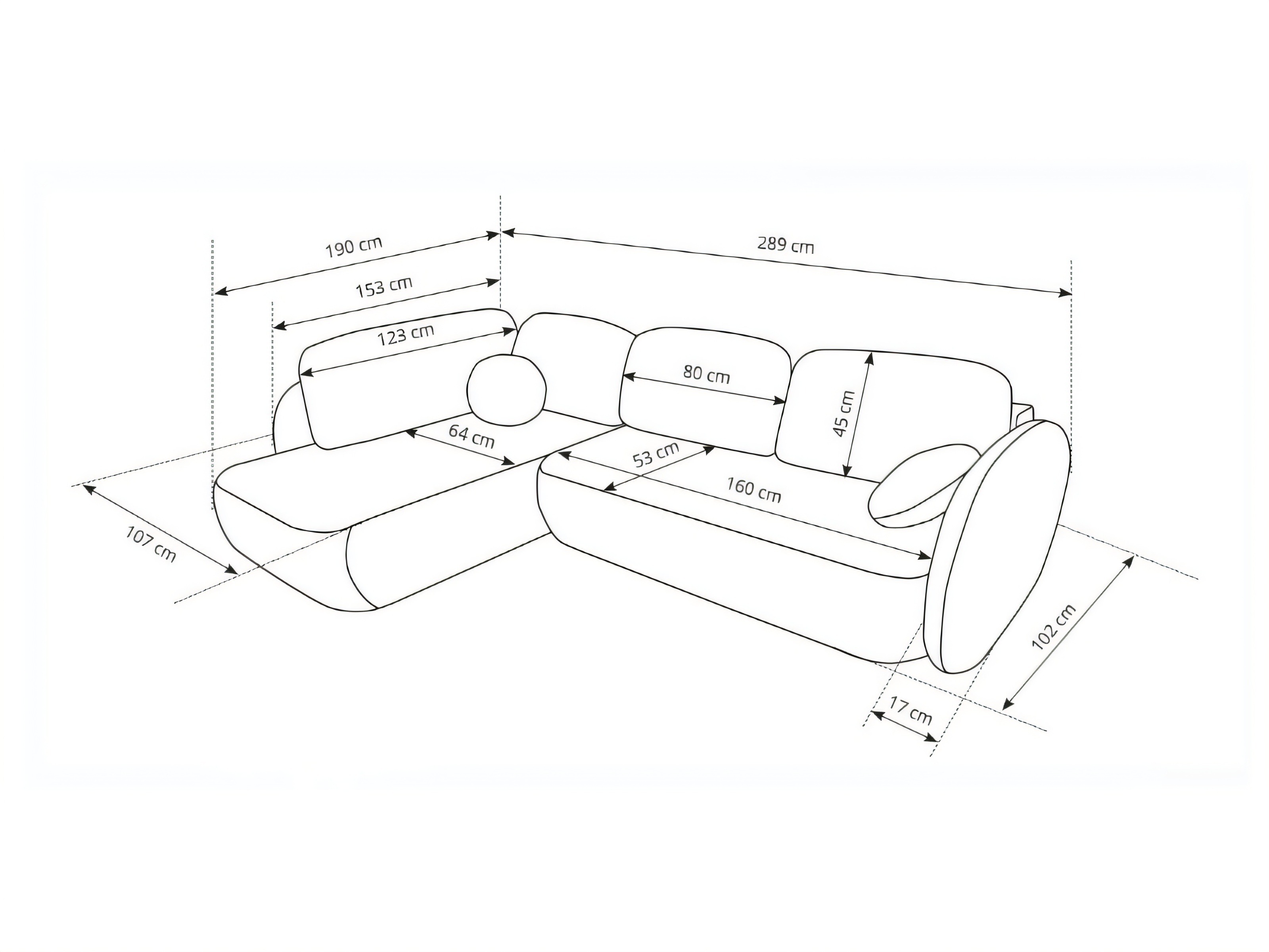 Ecksofa Kingston 208 (Egon 07)