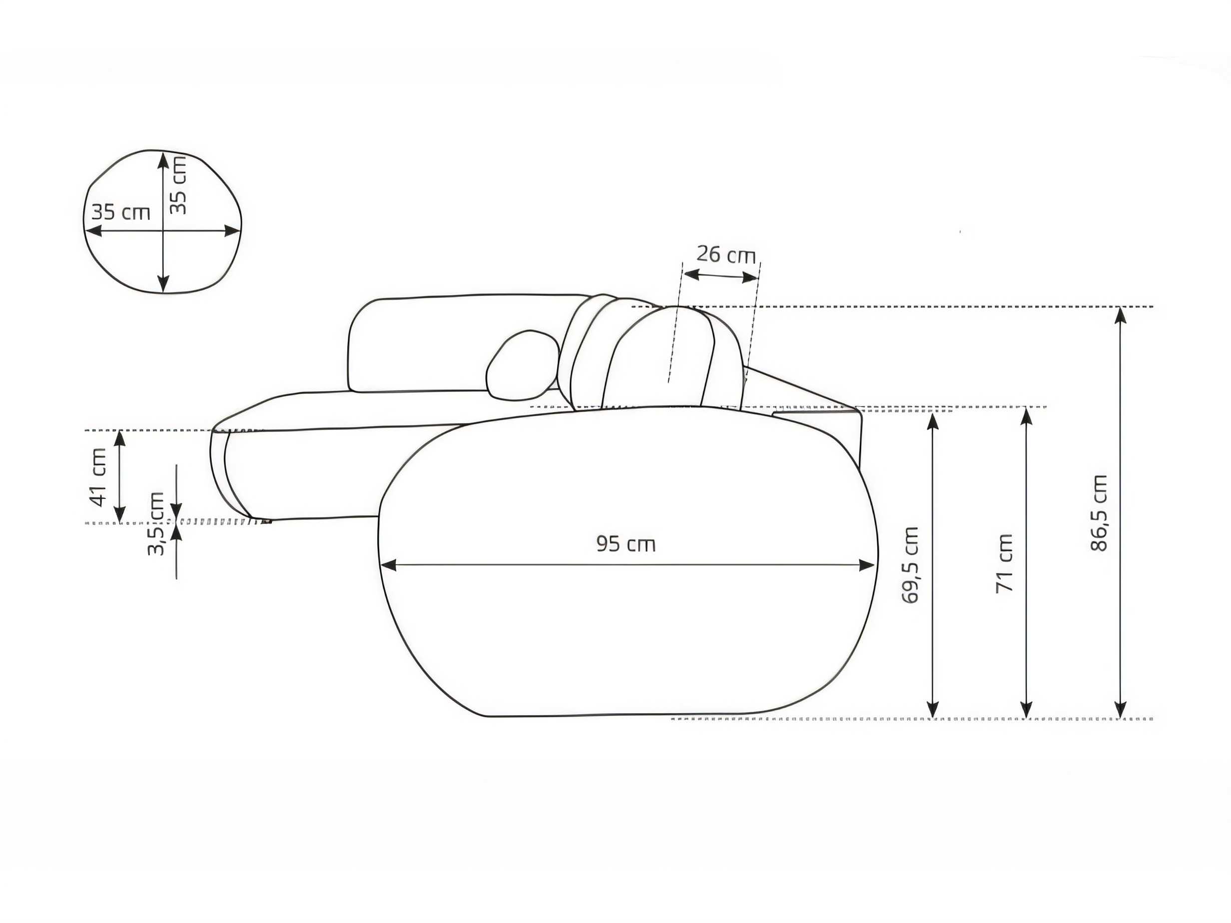 Ecksofa Kingston 208 (Egon 22)