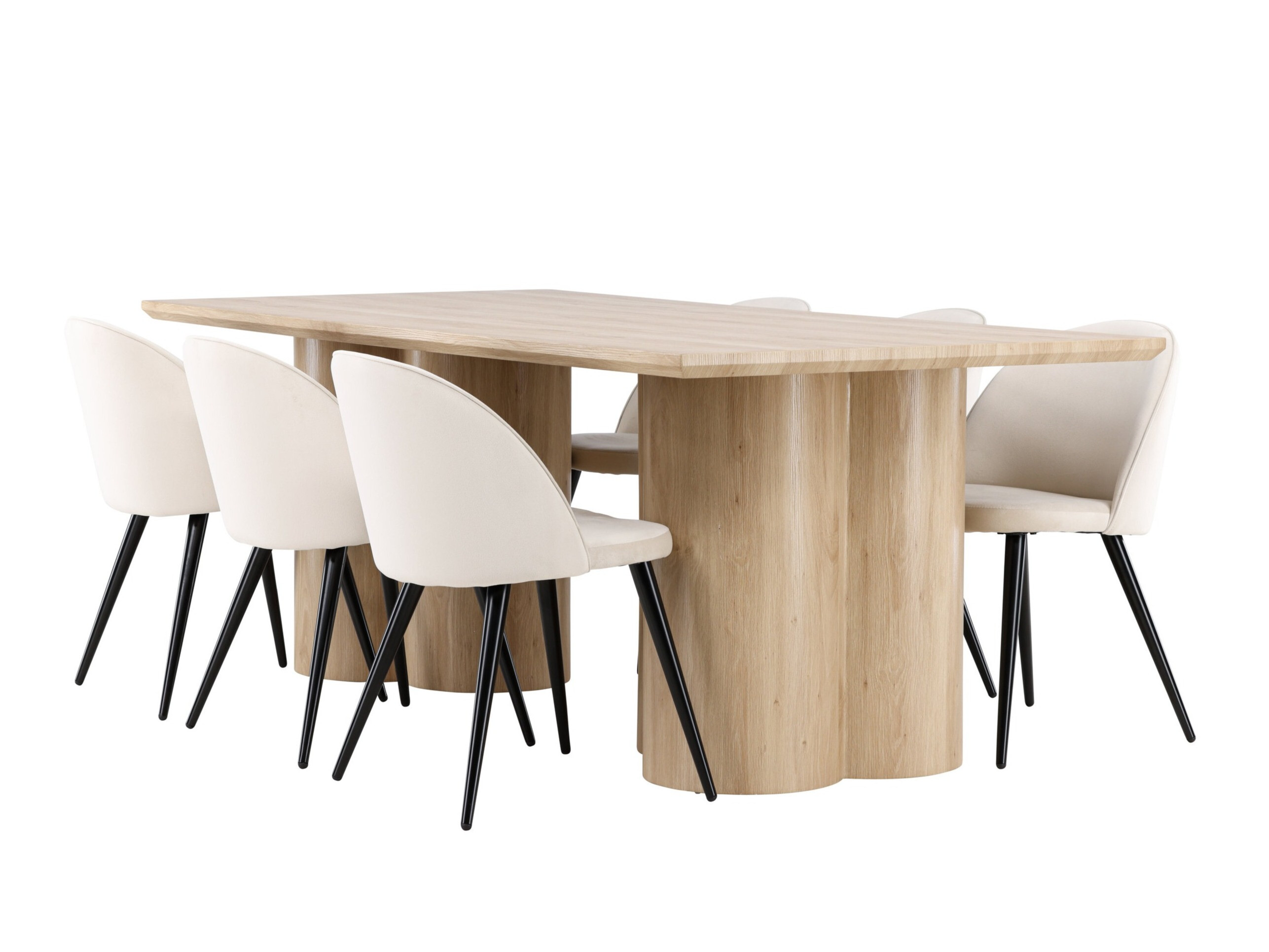 Essgruppe Dallas 5330 (Helles Holz)