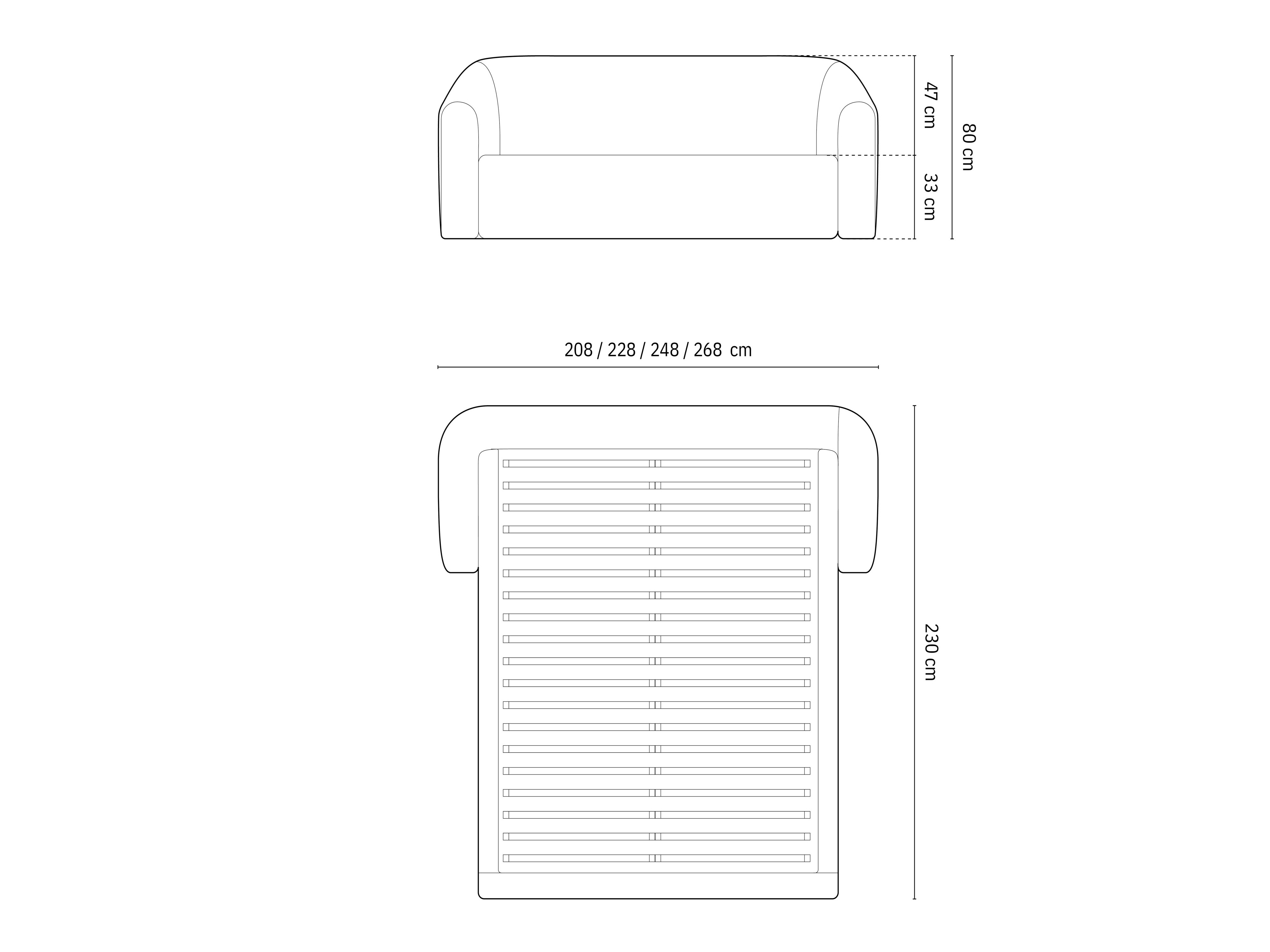 Bett Felrevu 100 (Moly 38)