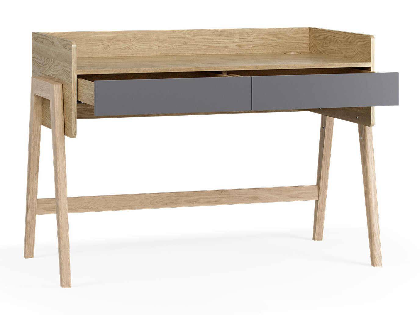 Bürotisch Velrome 111 (Eichenholzoptik + Graphit)