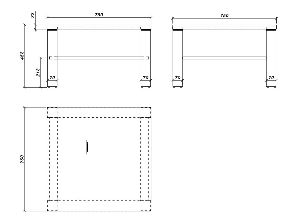 Couchtisch Ontario 235 (Schwarz)