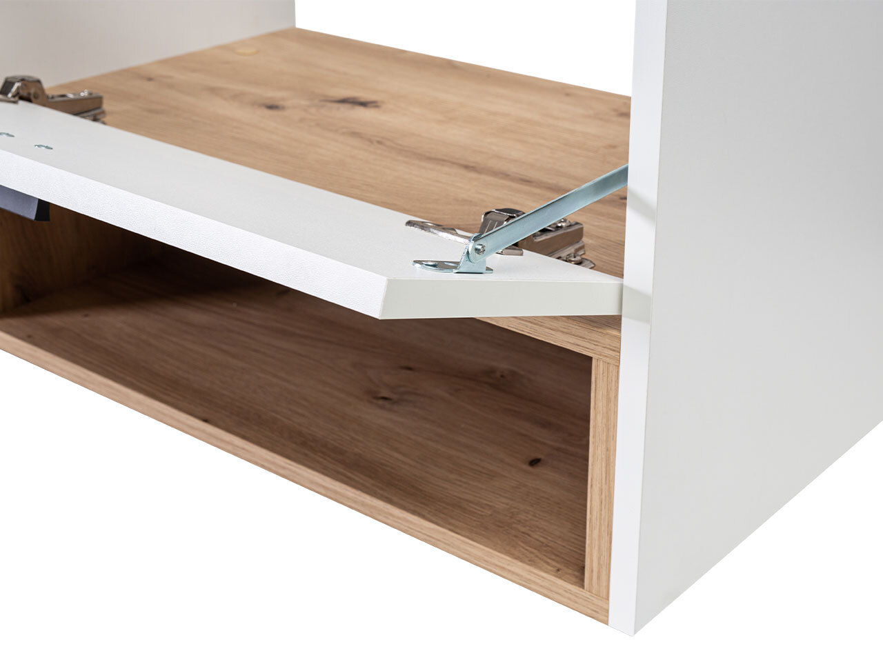 Badezimmer-Set Velum II (Weiss + Artisan Eichenholzoptik)