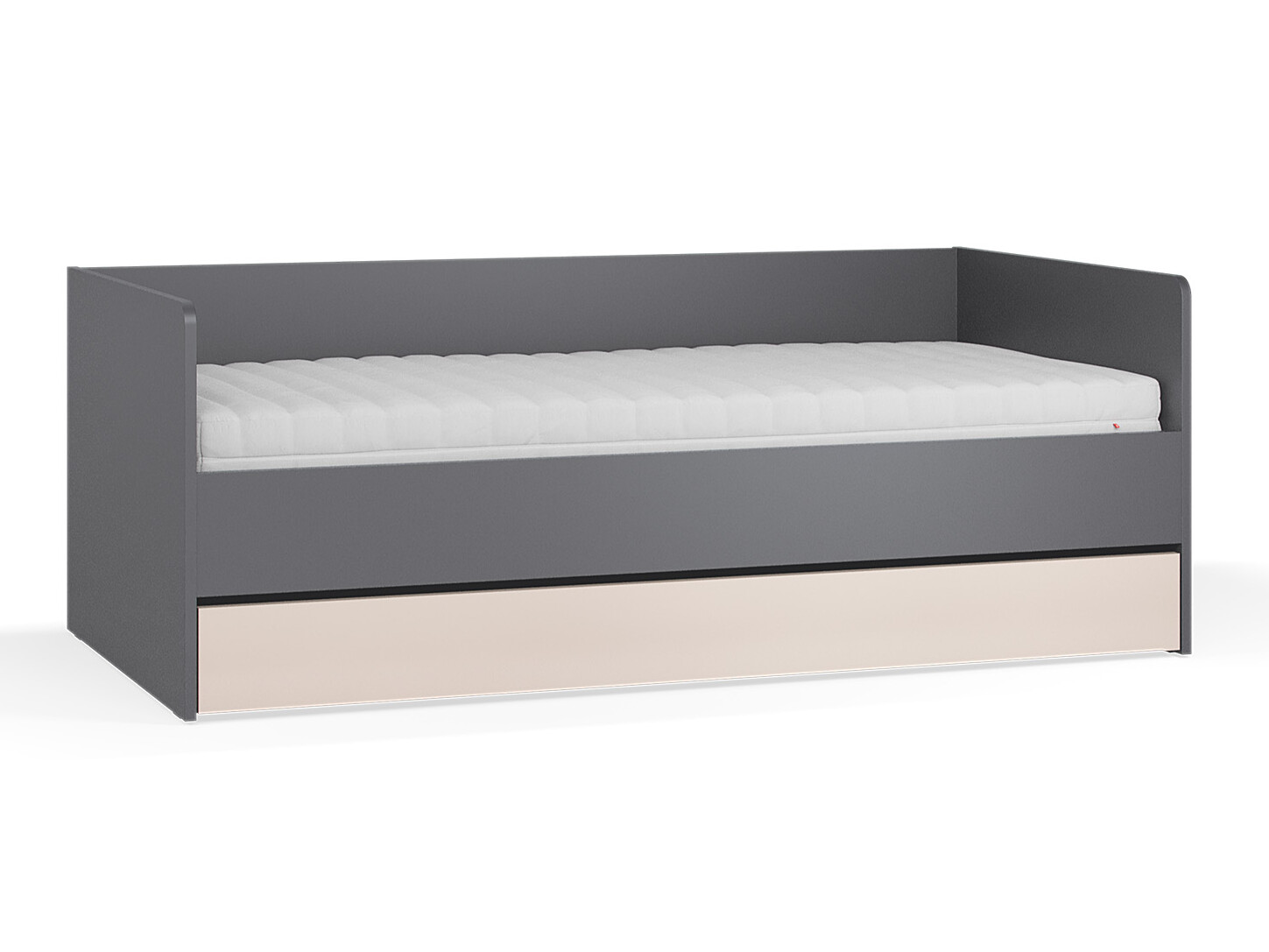 Bett Velrome 112 (Graphit + Beige)