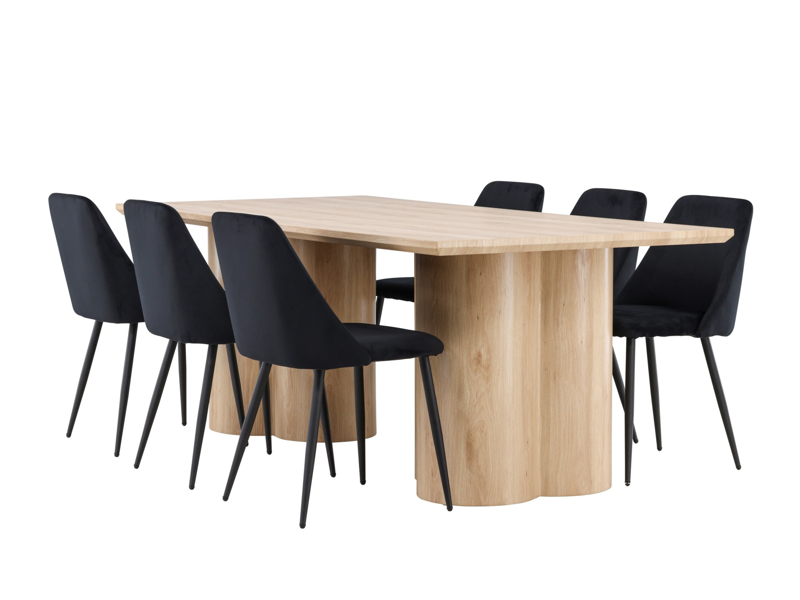 Essgruppe Dallas 5182 (Helles Holz)
