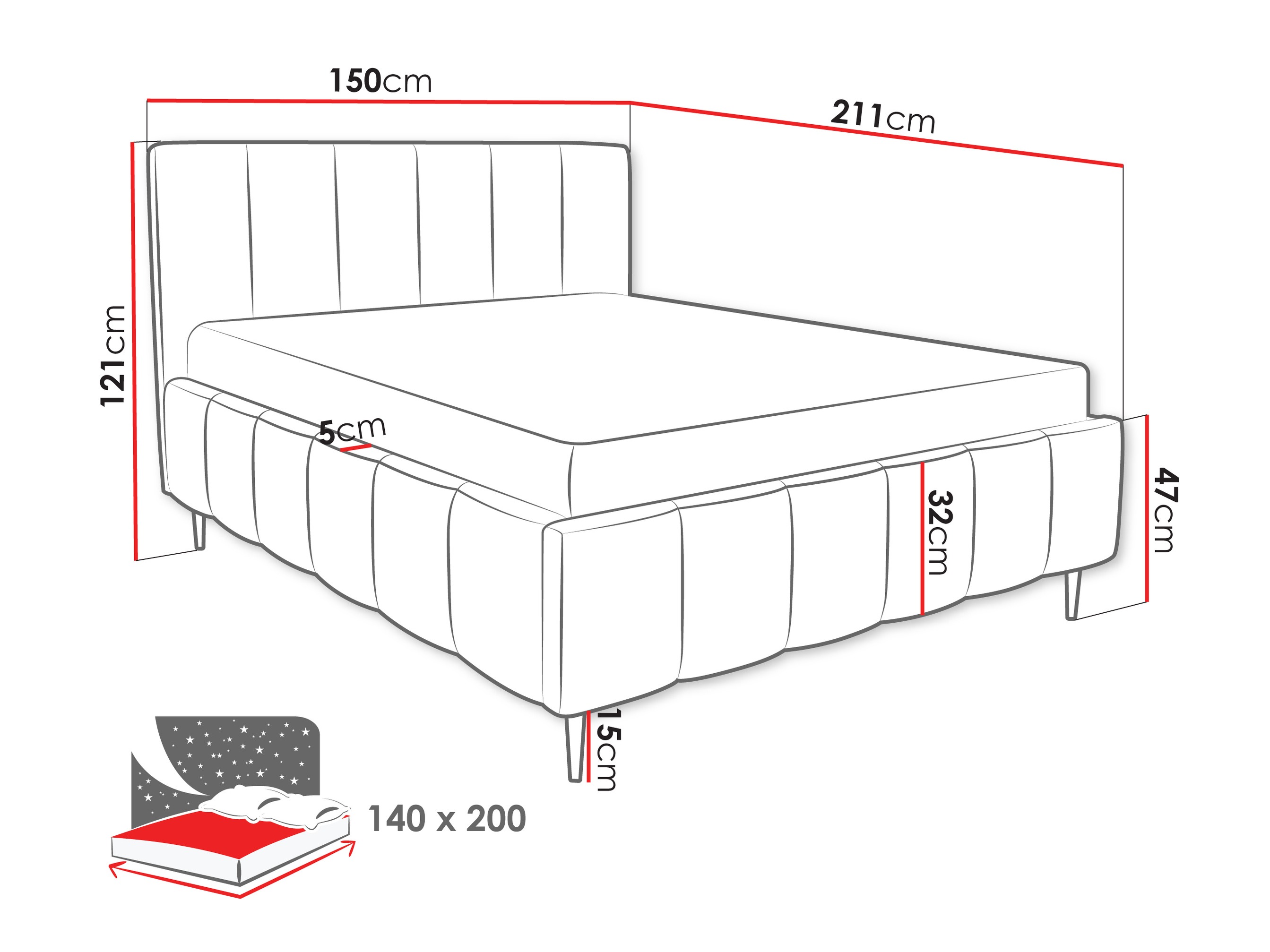 Bett Linis I (Lambi 04)