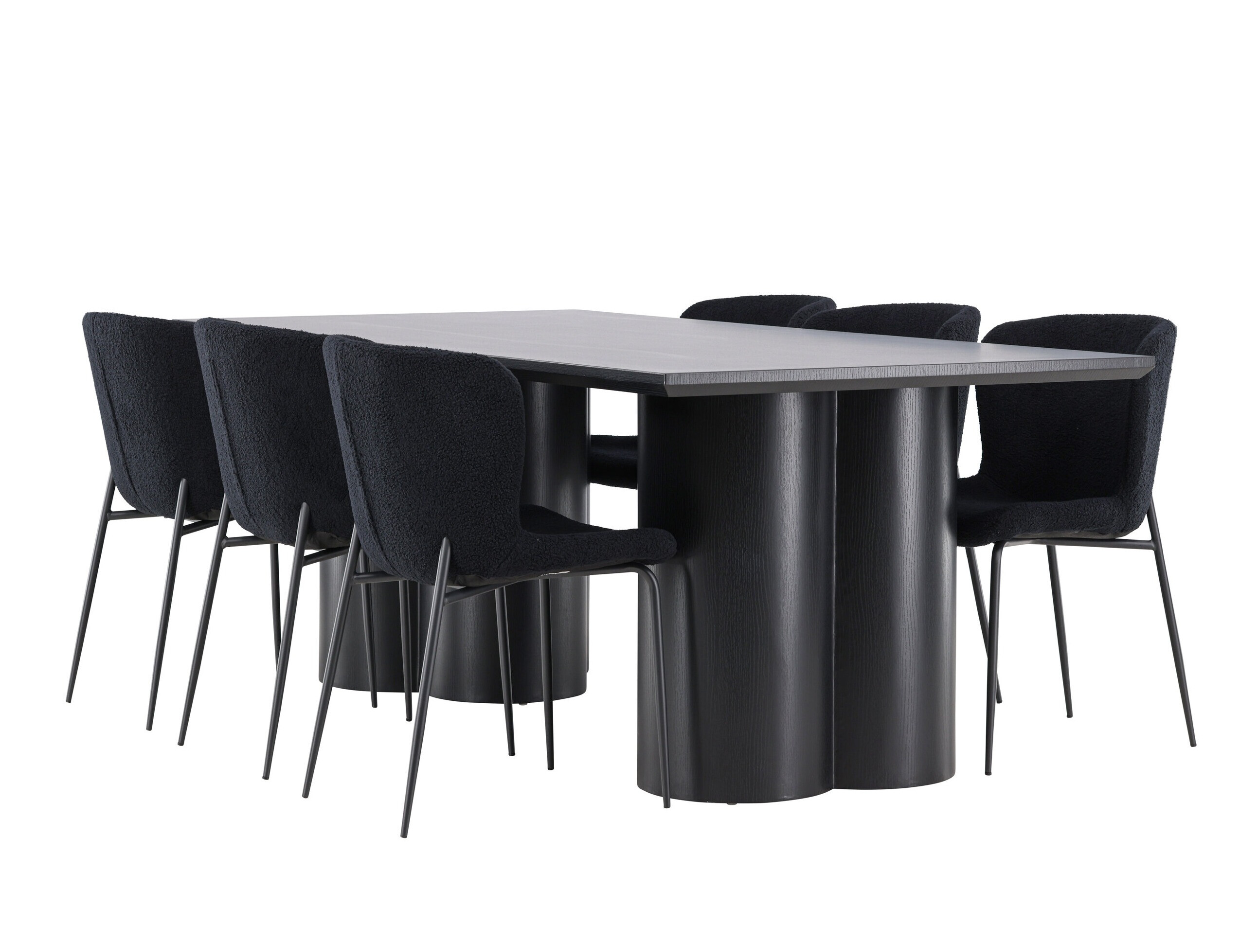 Essgruppe Dallas 5343 (Schwarz)