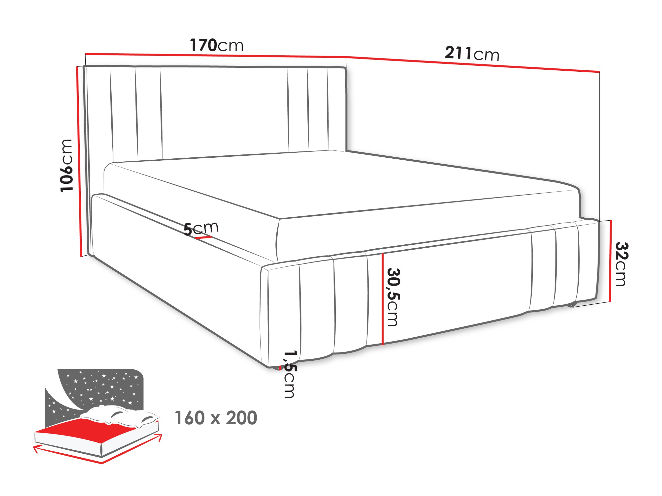 Bett Lepos (Nazar 225.01)