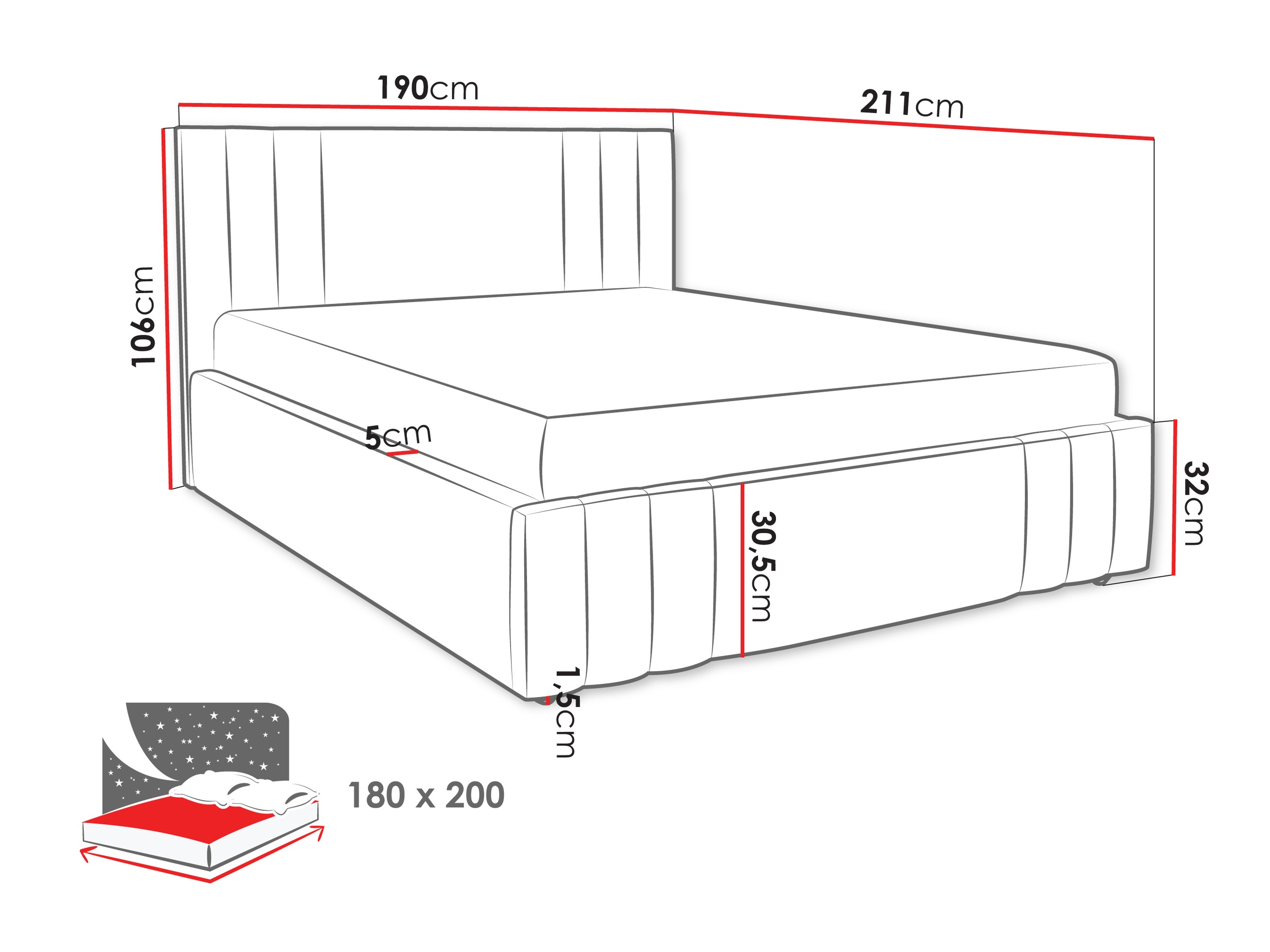 Bett Lepos (Nazar 225.01)
