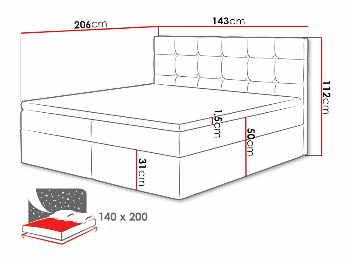 Boxspringbett SD3127