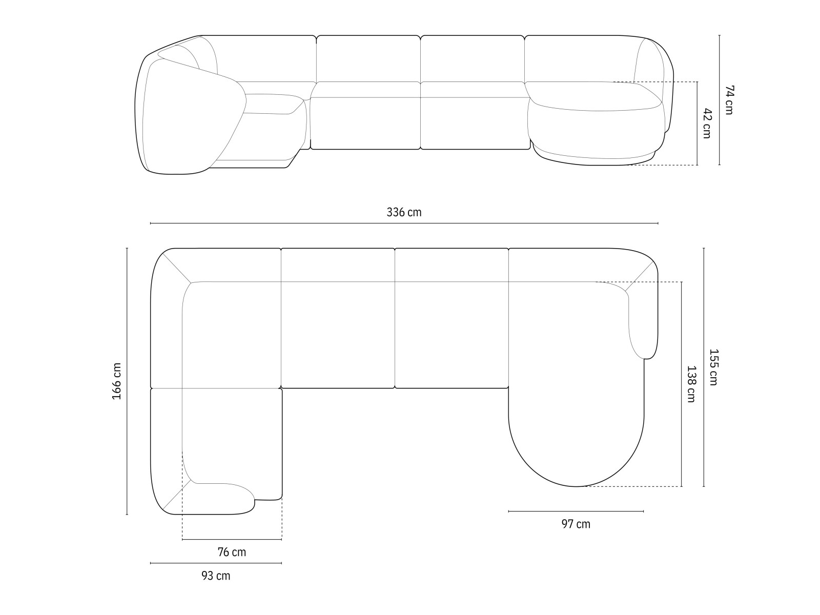 Ecksofa Larelbu 101 (Salvador 17)