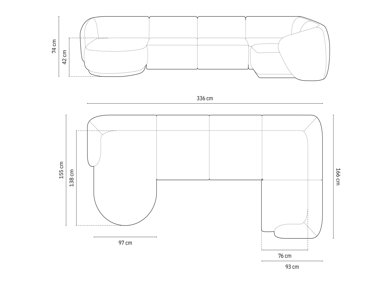 Ecksofa Larelbu 101 (Salvador 18)