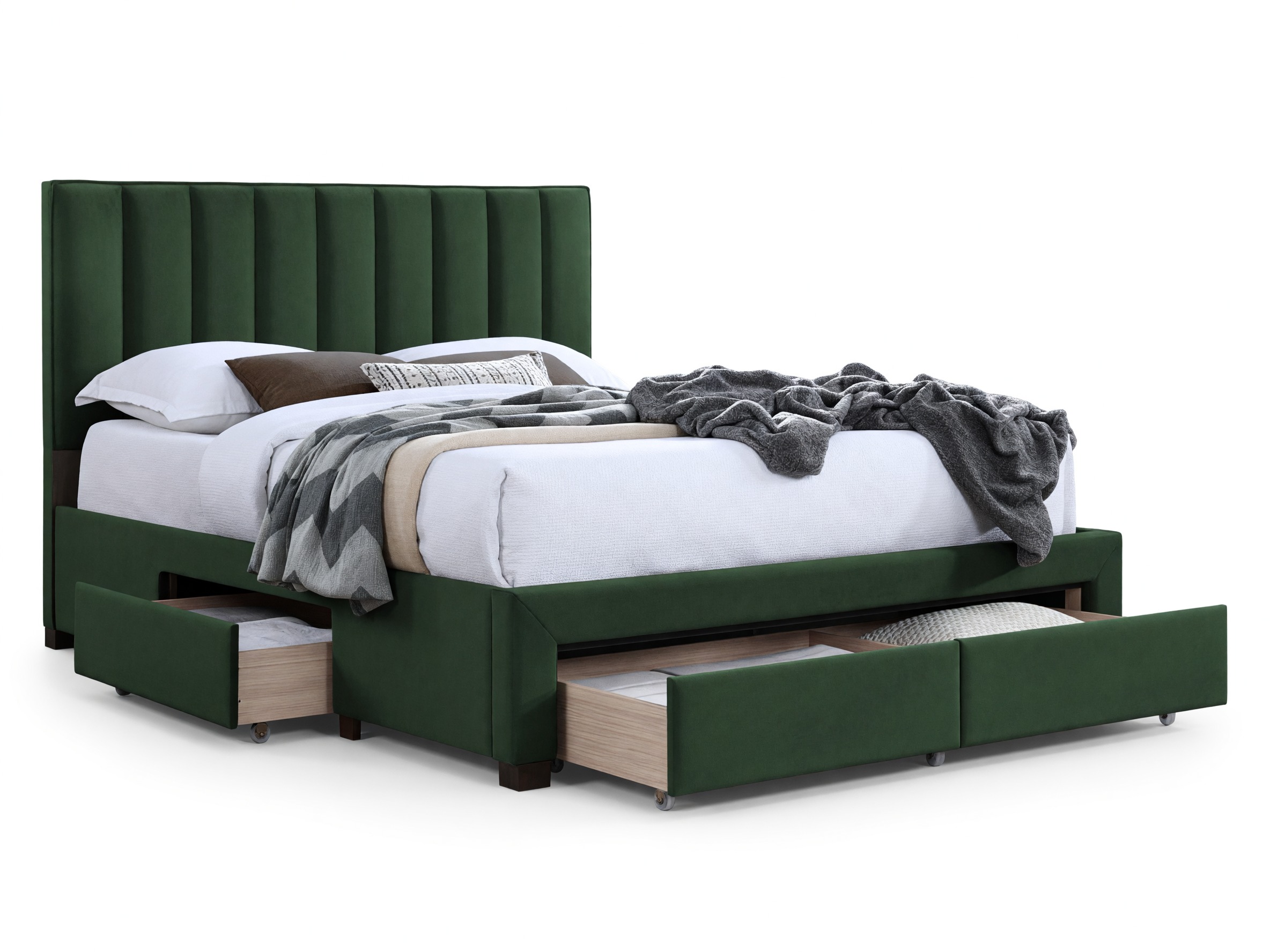 Bett Houston Fides (Dunkelgrün)